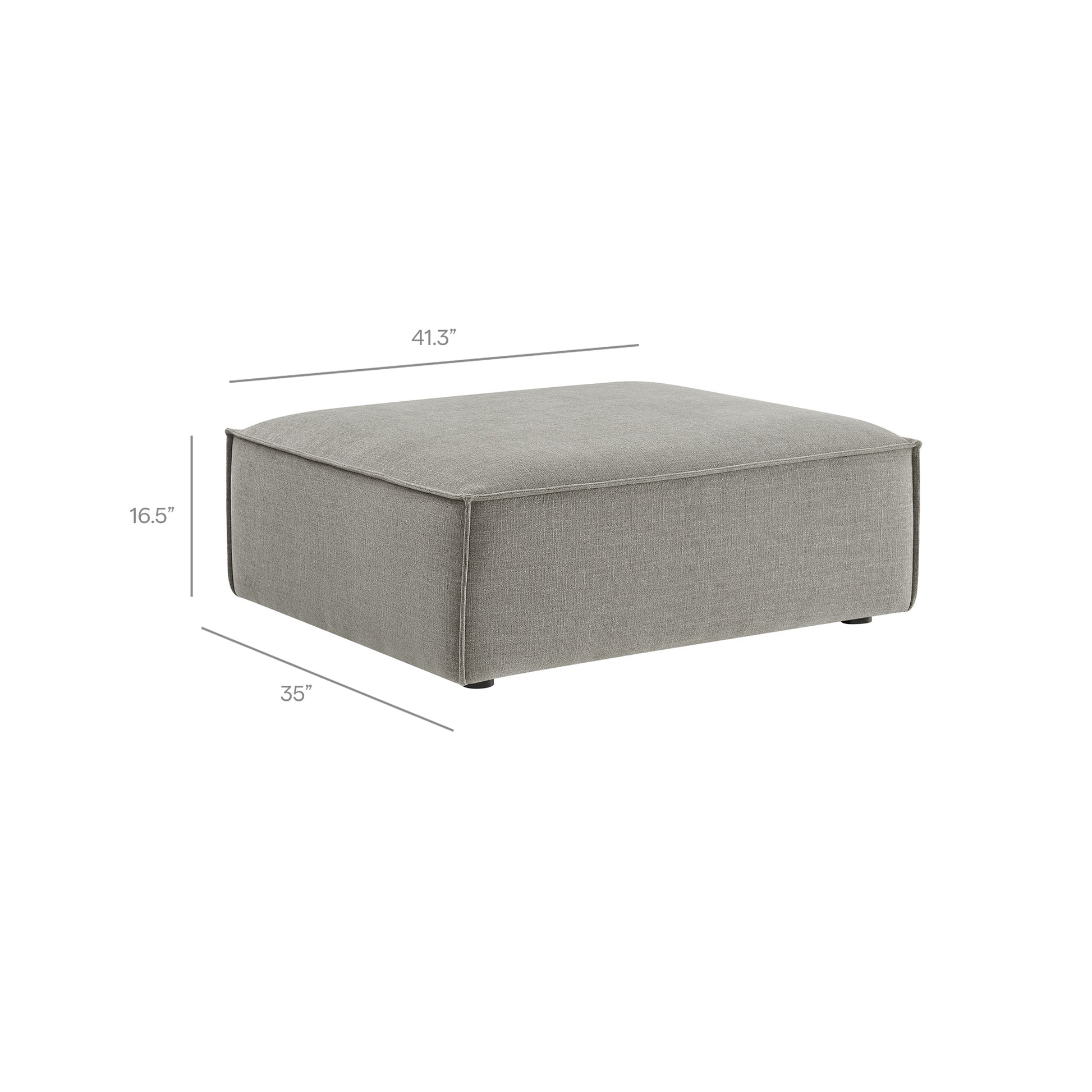 Restore 6-Piece Performance Fabric Upholstered Modular Sectional Sofa by Modway