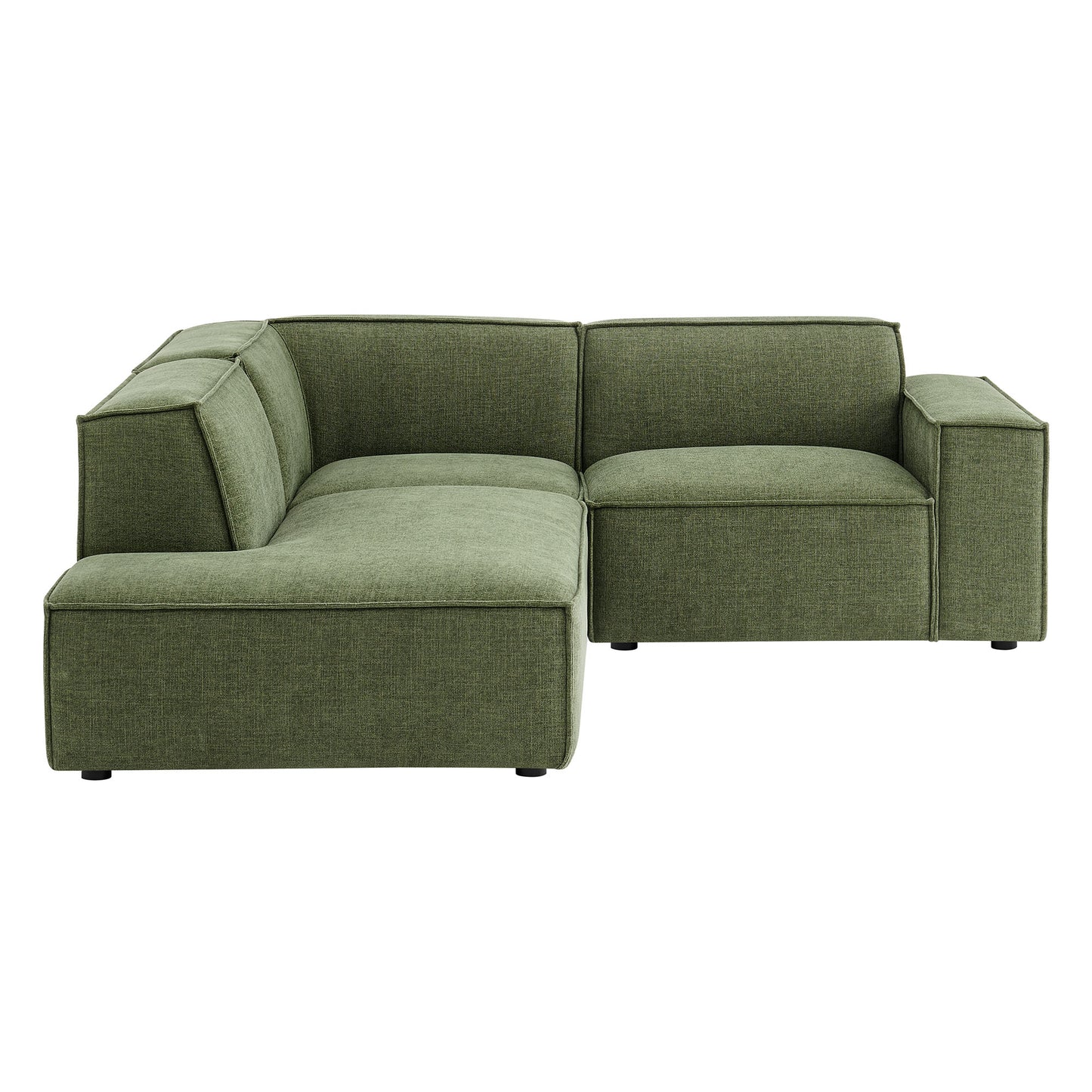 Restore 3-Piece Performance Fabric Upholstered Modular L-Shaped Sectional Sofa by Modway