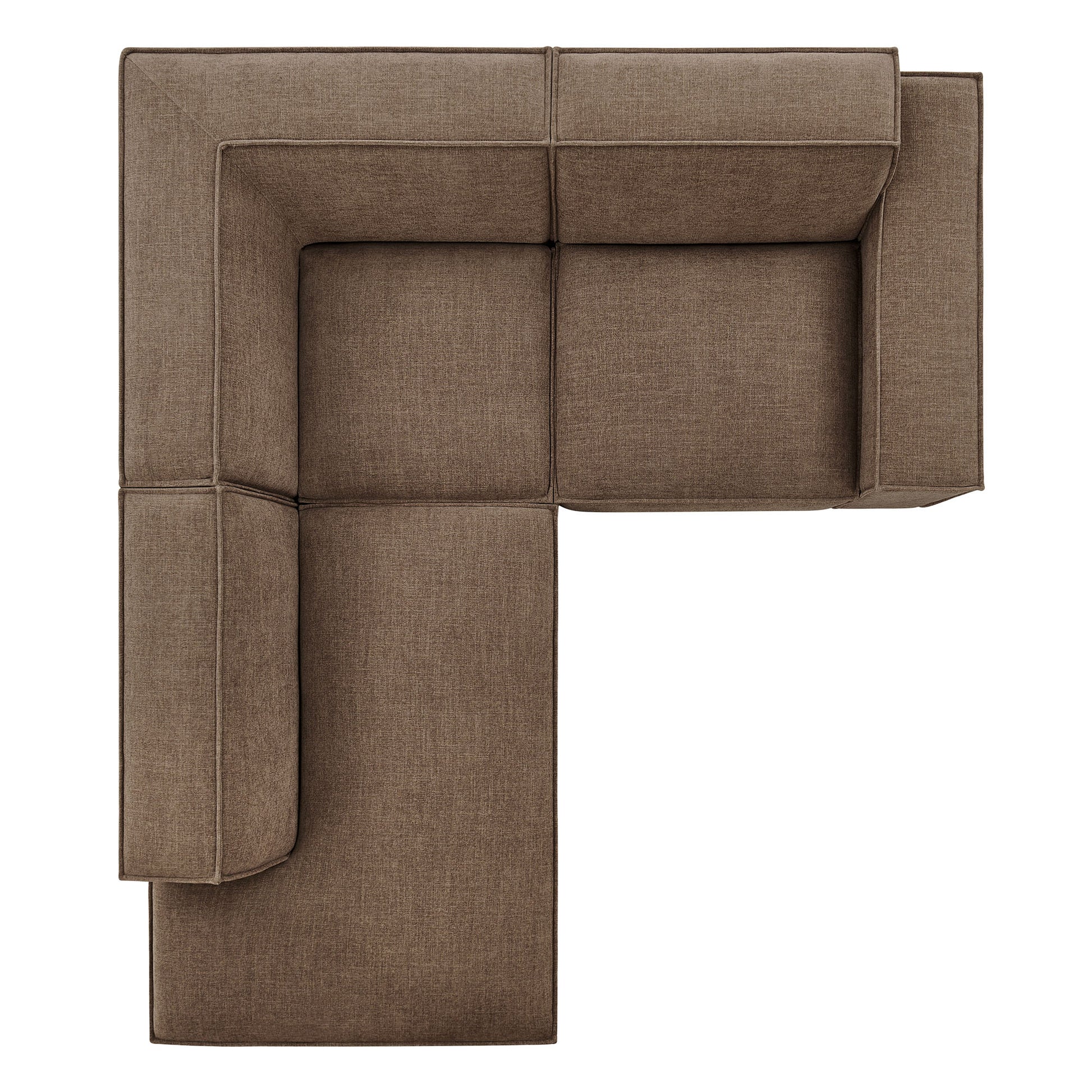 Restore 3-Piece Performance Fabric Upholstered Modular L-Shaped Sectional Sofa by Modway