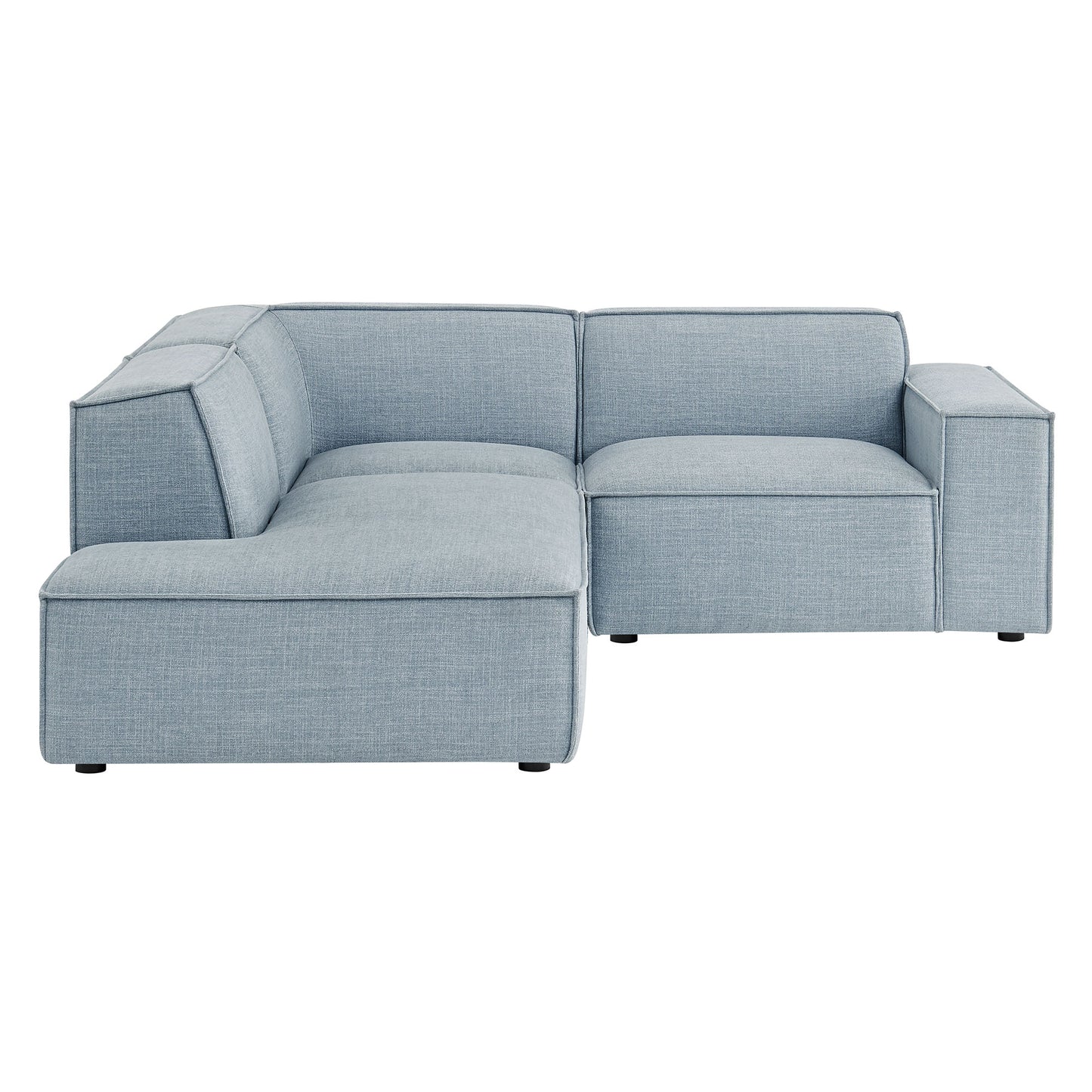 Restore 3-Piece Performance Fabric Upholstered Modular L-Shaped Sectional Sofa by Modway