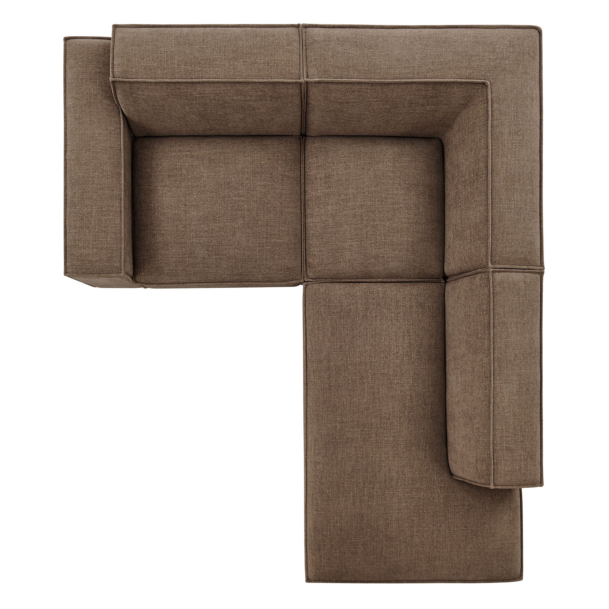 Restore 3-Piece Performance Fabric Upholstered Modular L-Shaped Sectional Sofa by Modway