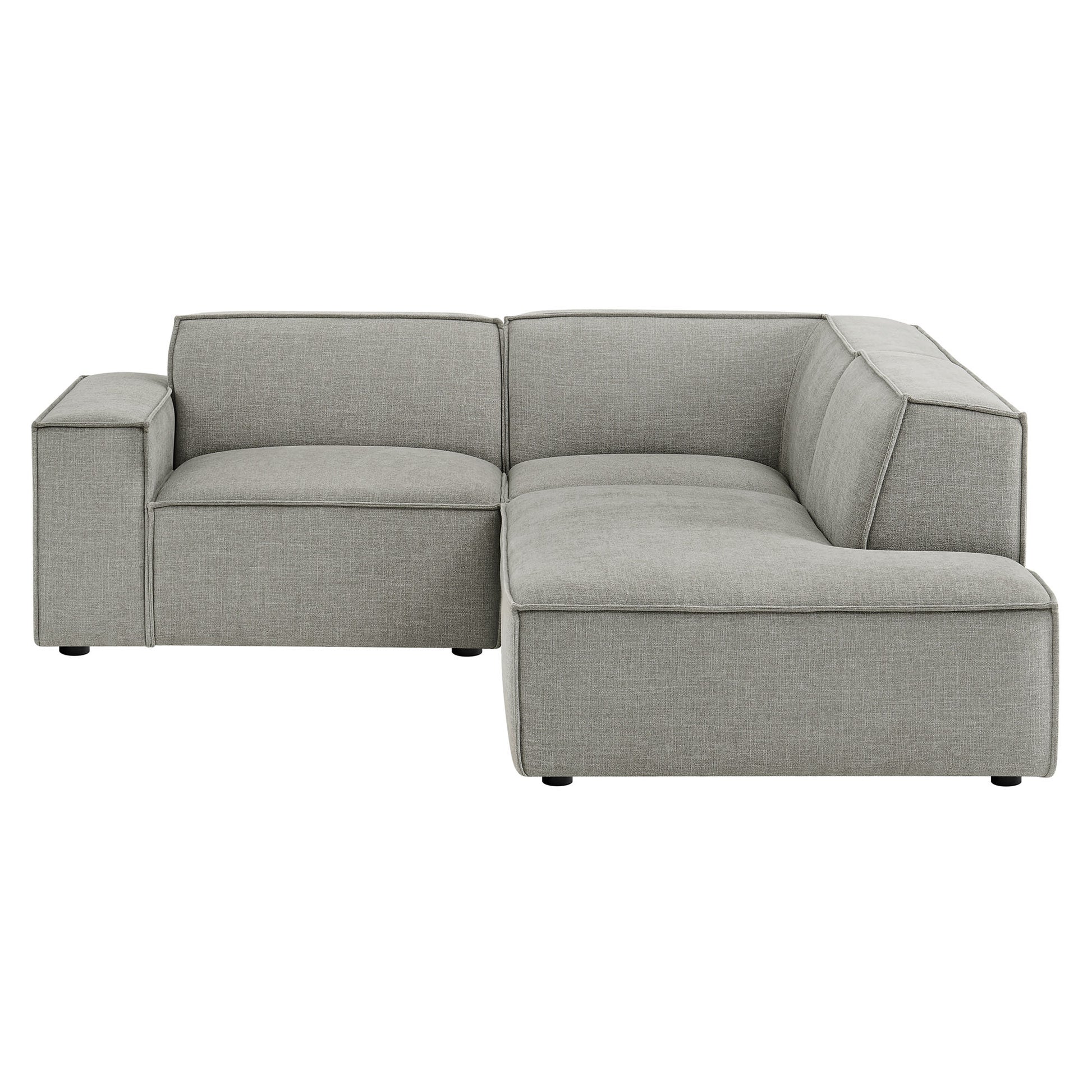 Restore 3-Piece Performance Fabric Upholstered Modular L-Shaped Sectional Sofa by Modway