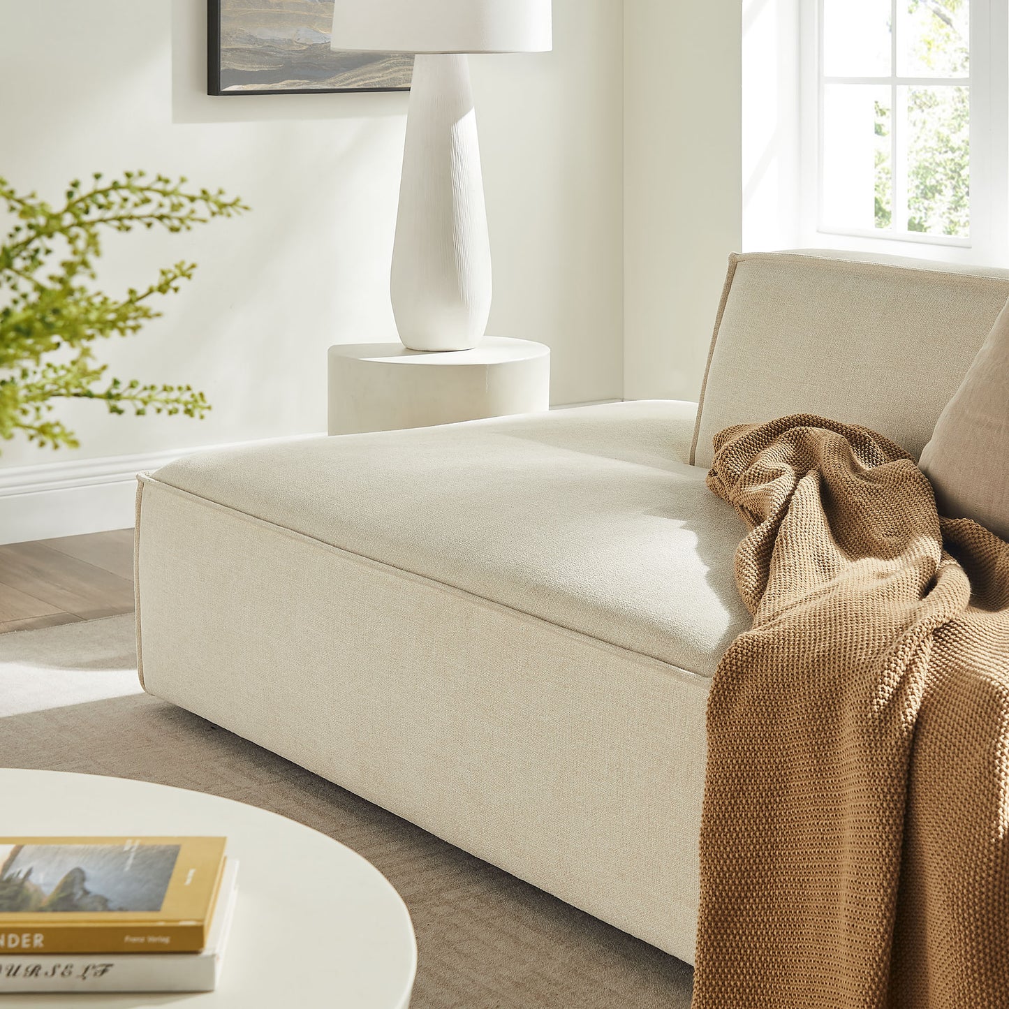 Restore 2-Piece Performance Fabric Upholstered Modular Loveseat by Modway