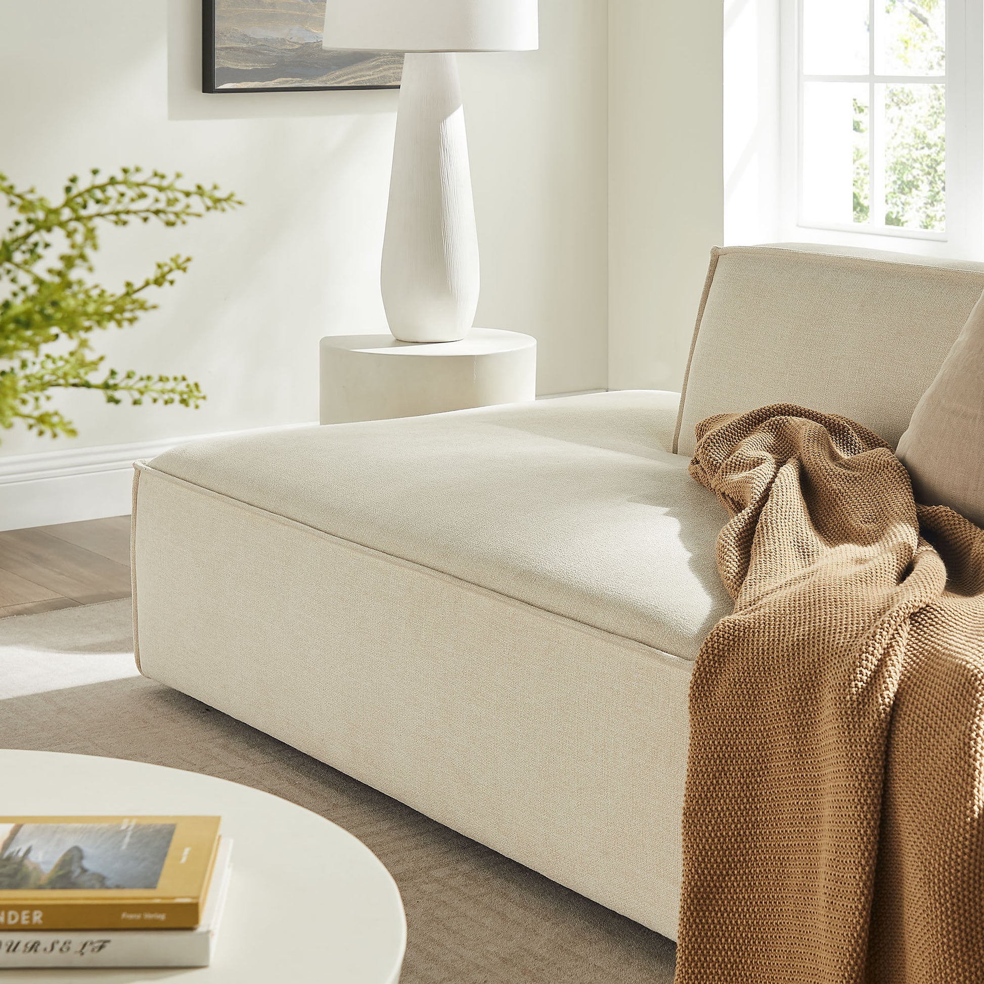 Restore 2-Piece Performance Fabric Upholstered Modular Loveseat by Modway