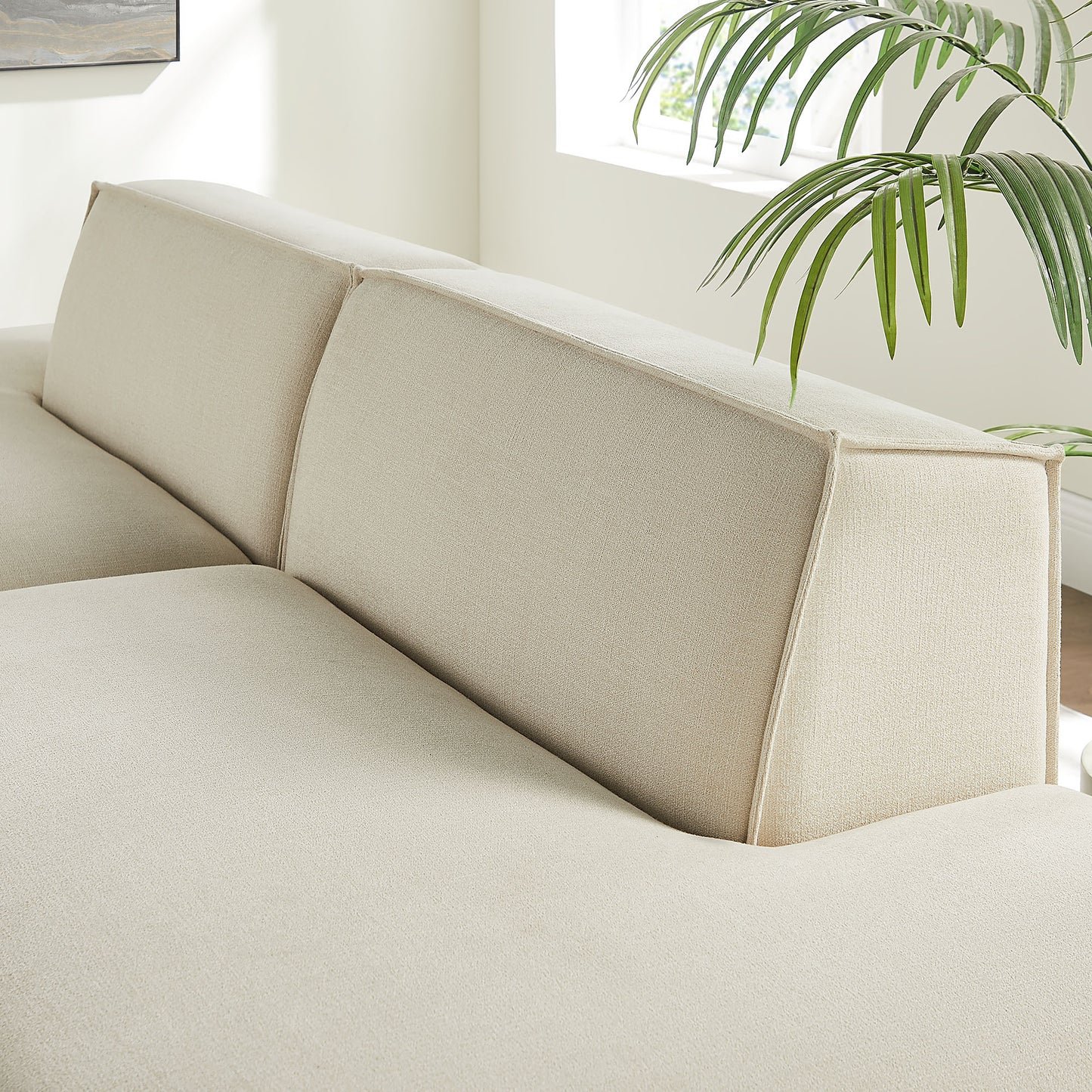 Restore 2-Piece Performance Fabric Upholstered Modular Loveseat by Modway