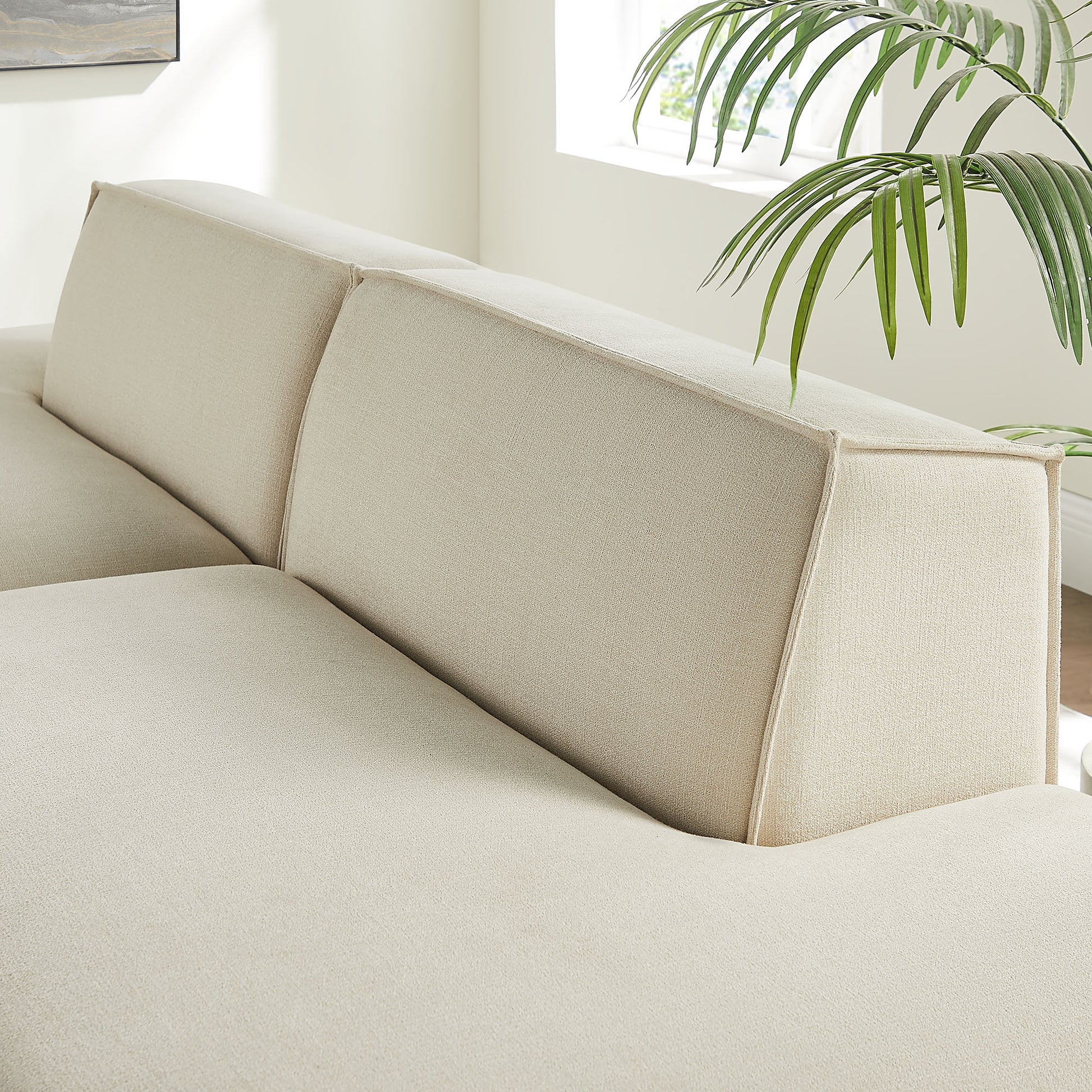 Restore 2-Piece Performance Fabric Upholstered Modular Loveseat by Modway