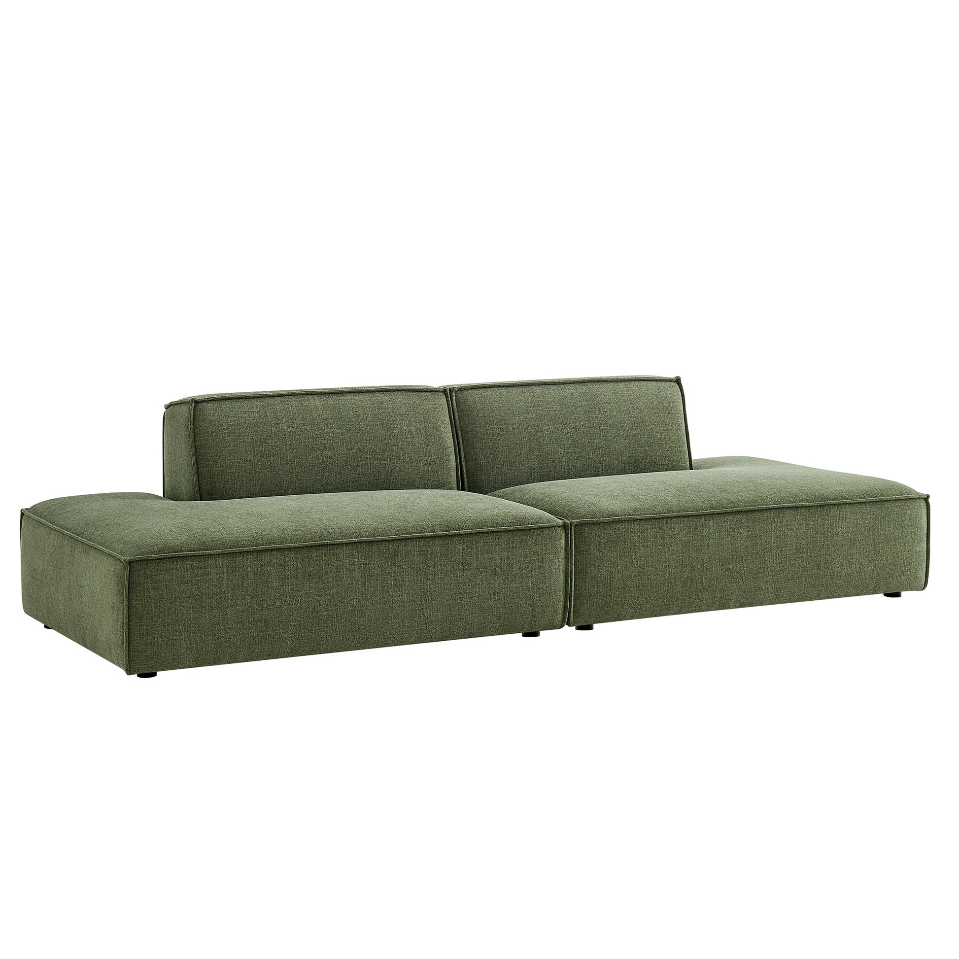 Restore 2-Piece Performance Fabric Upholstered Modular Loveseat by Modway