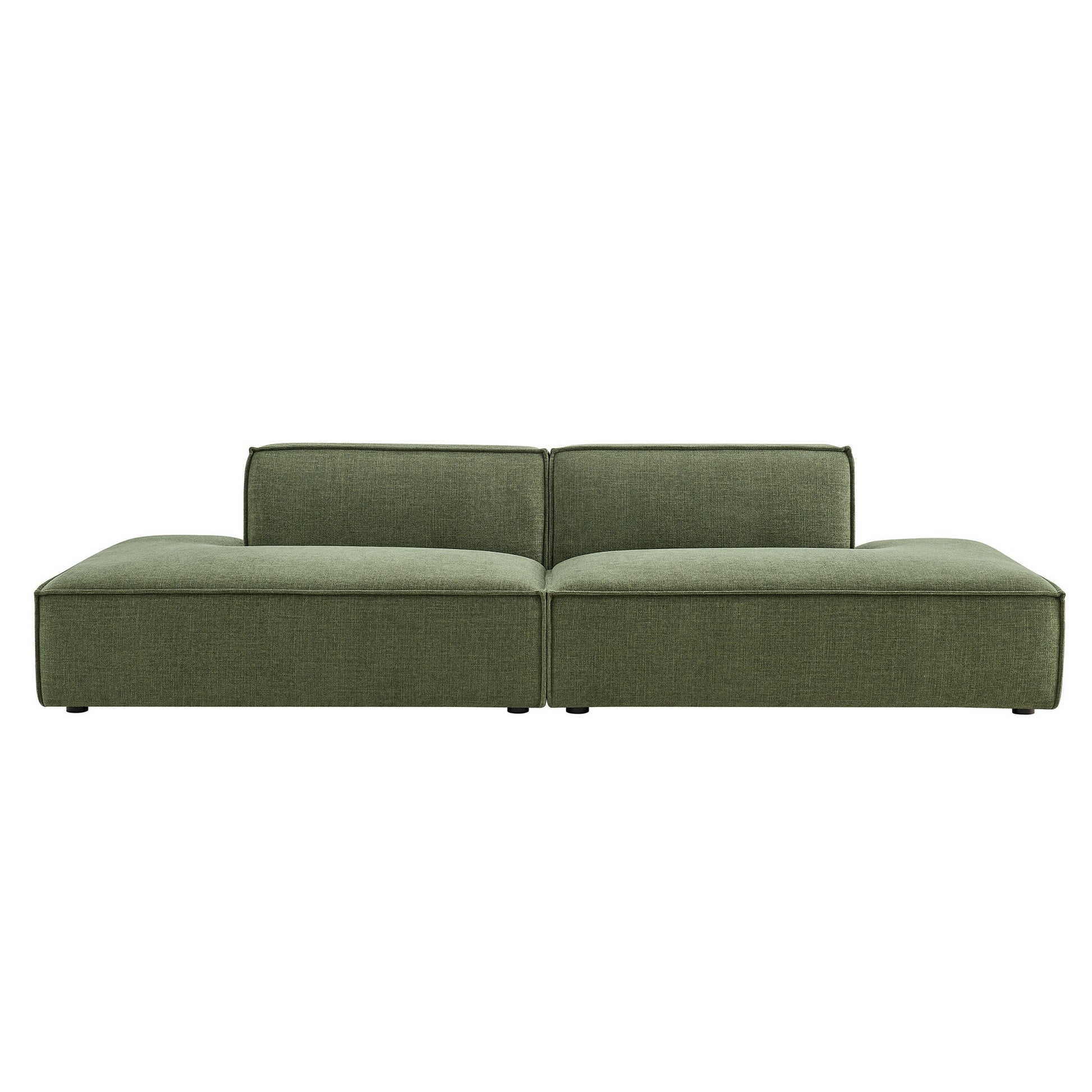 Restore 2-Piece Performance Fabric Upholstered Modular Loveseat by Modway