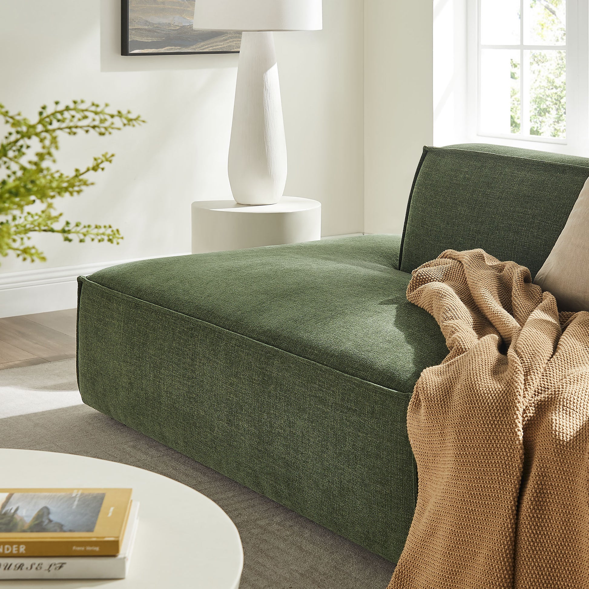 Restore 2-Piece Performance Fabric Upholstered Modular Loveseat by Modway