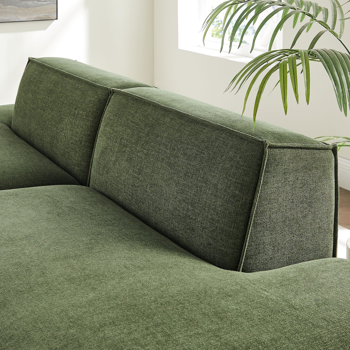 Restore 2-Piece Performance Fabric Upholstered Modular Loveseat by Modway