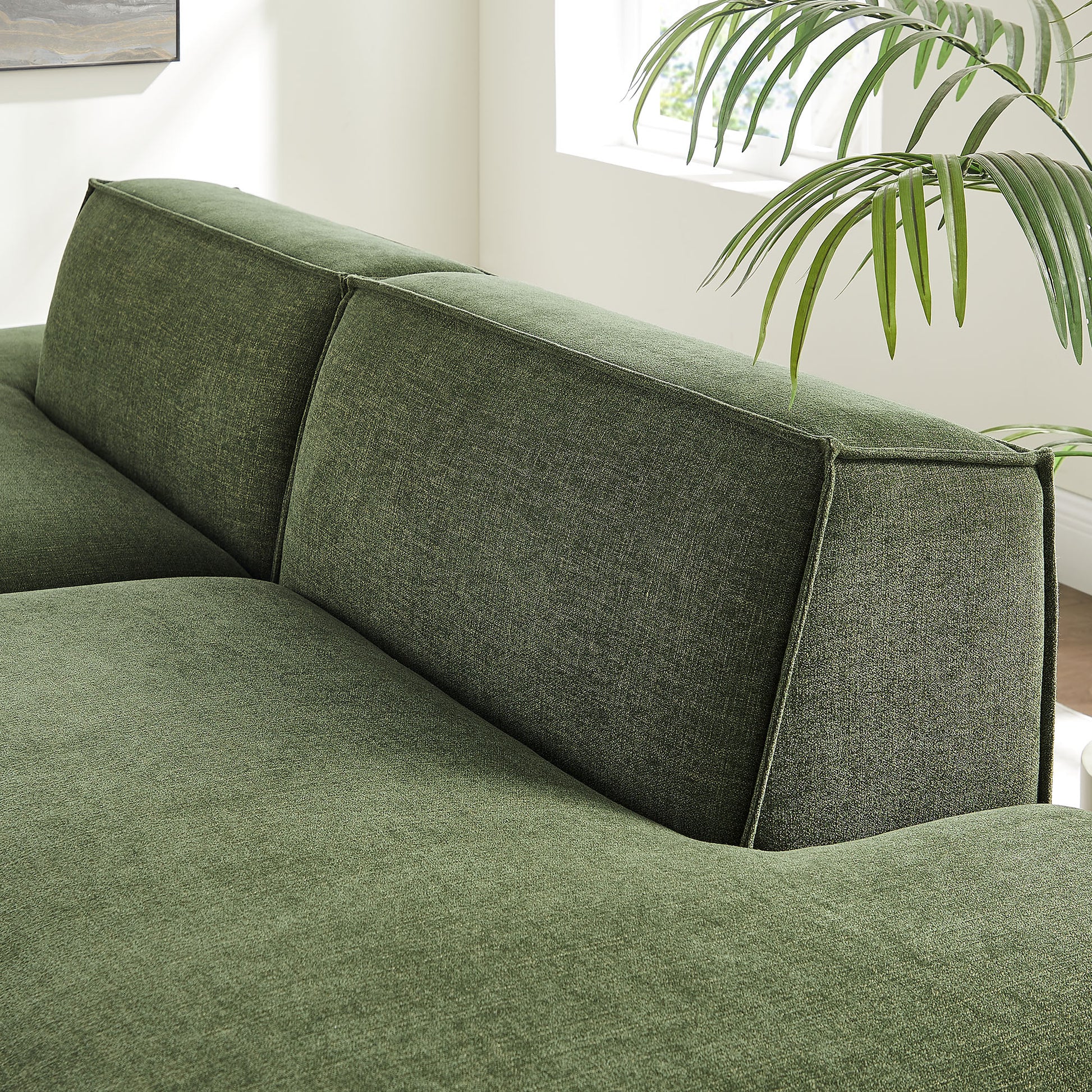 Restore 2-Piece Performance Fabric Upholstered Modular Loveseat by Modway