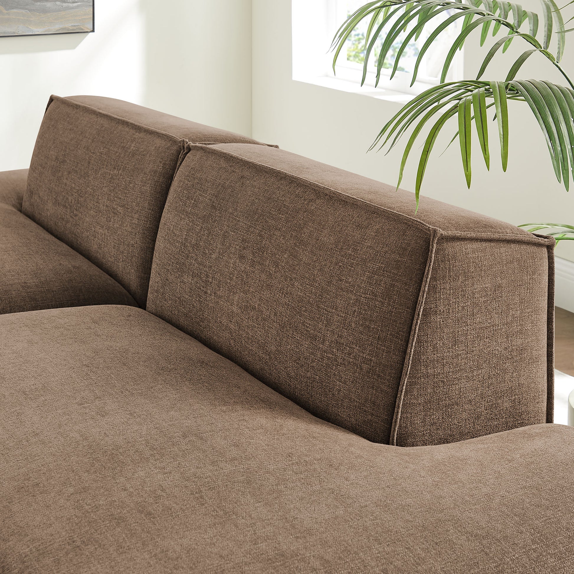 Restore 2-Piece Performance Fabric Upholstered Modular Loveseat by Modway