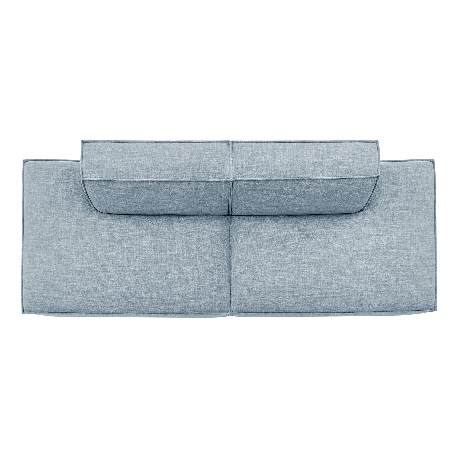 Restore 2-Piece Performance Fabric Upholstered Modular Loveseat by Modway