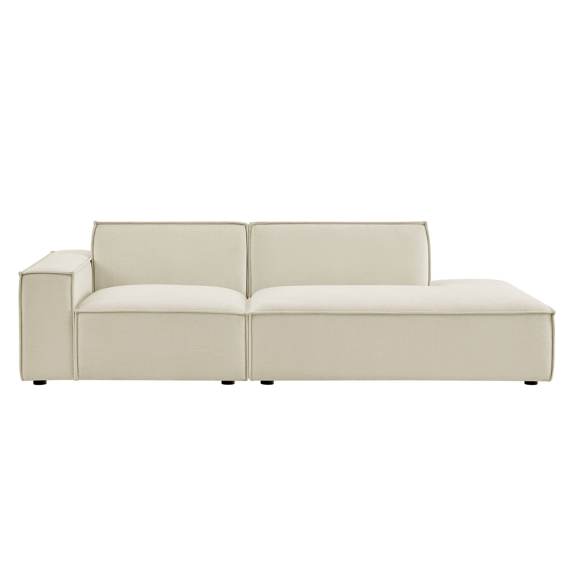 Restore 2-Piece Performance Fabric Upholstered Modular Loveseat by Modway
