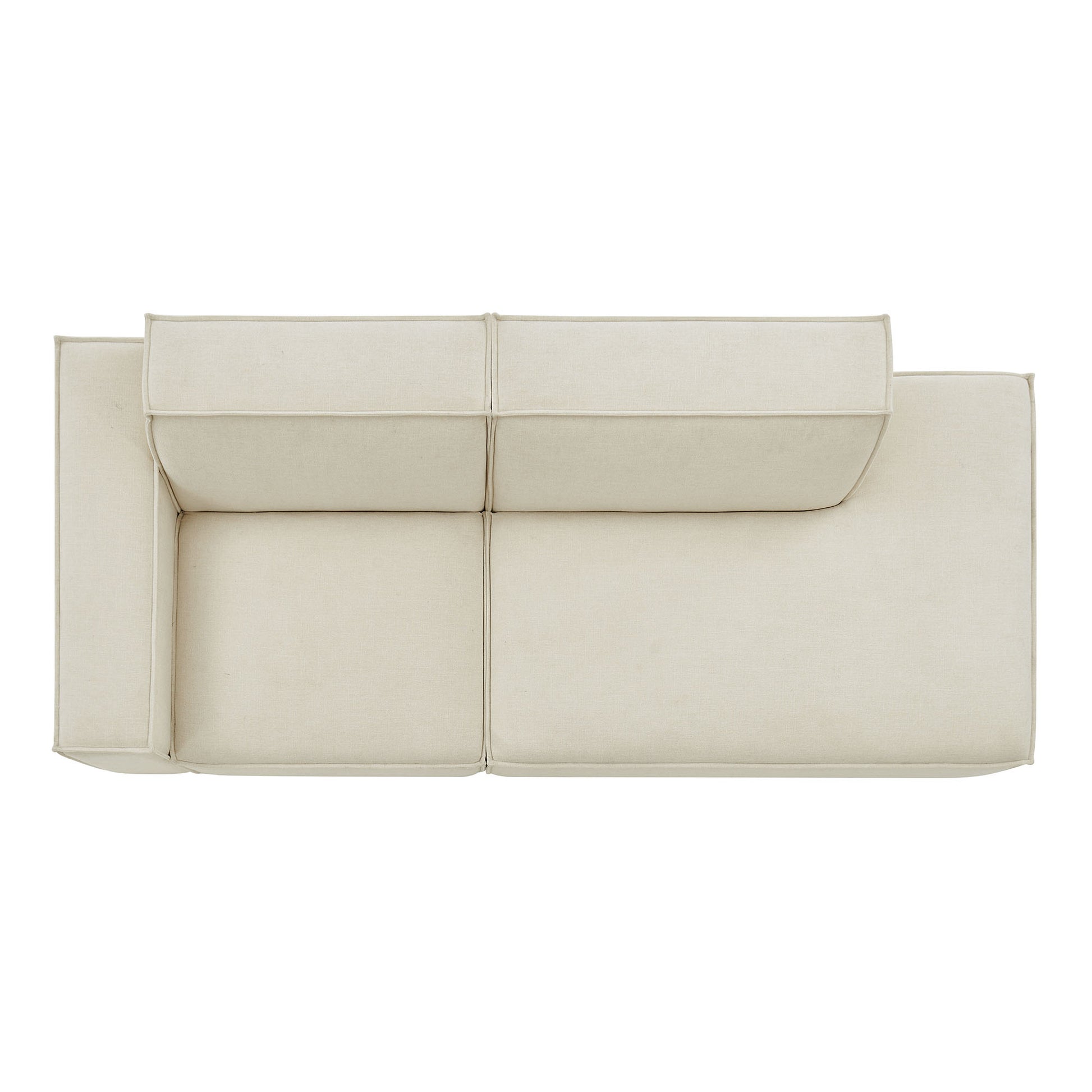 Restore 2-Piece Performance Fabric Upholstered Modular Loveseat by Modway
