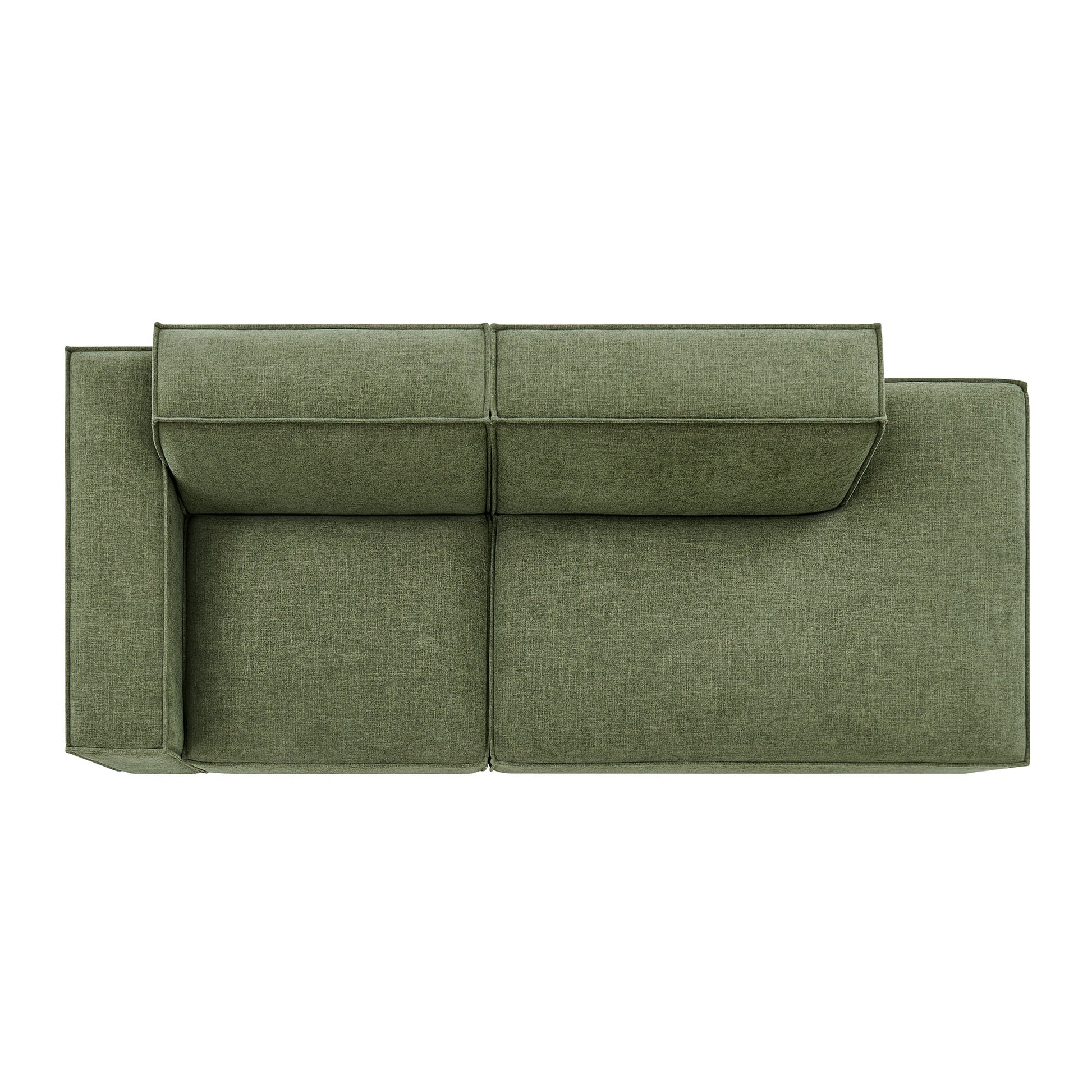 Restore 2-Piece Performance Fabric Upholstered Modular Loveseat by Modway