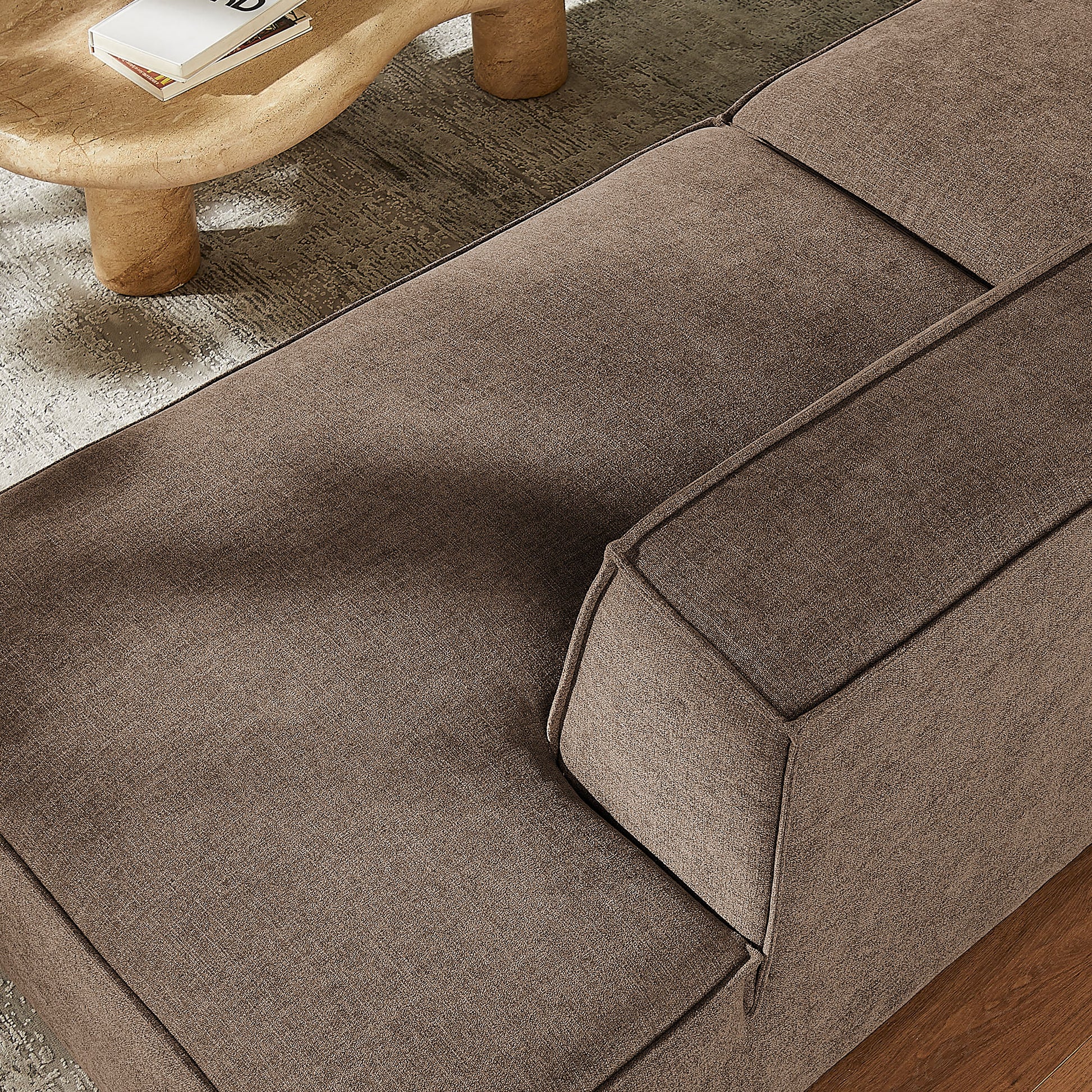 Restore 2-Piece Performance Fabric Upholstered Modular Loveseat by Modway