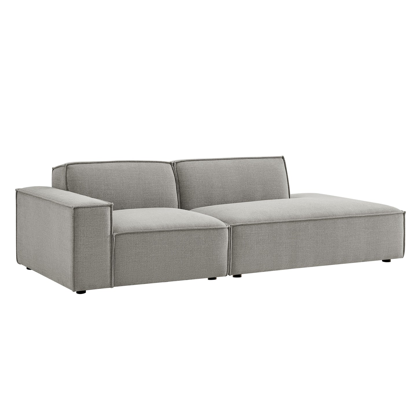 Restore 2-Piece Performance Fabric Upholstered Modular Loveseat by Modway