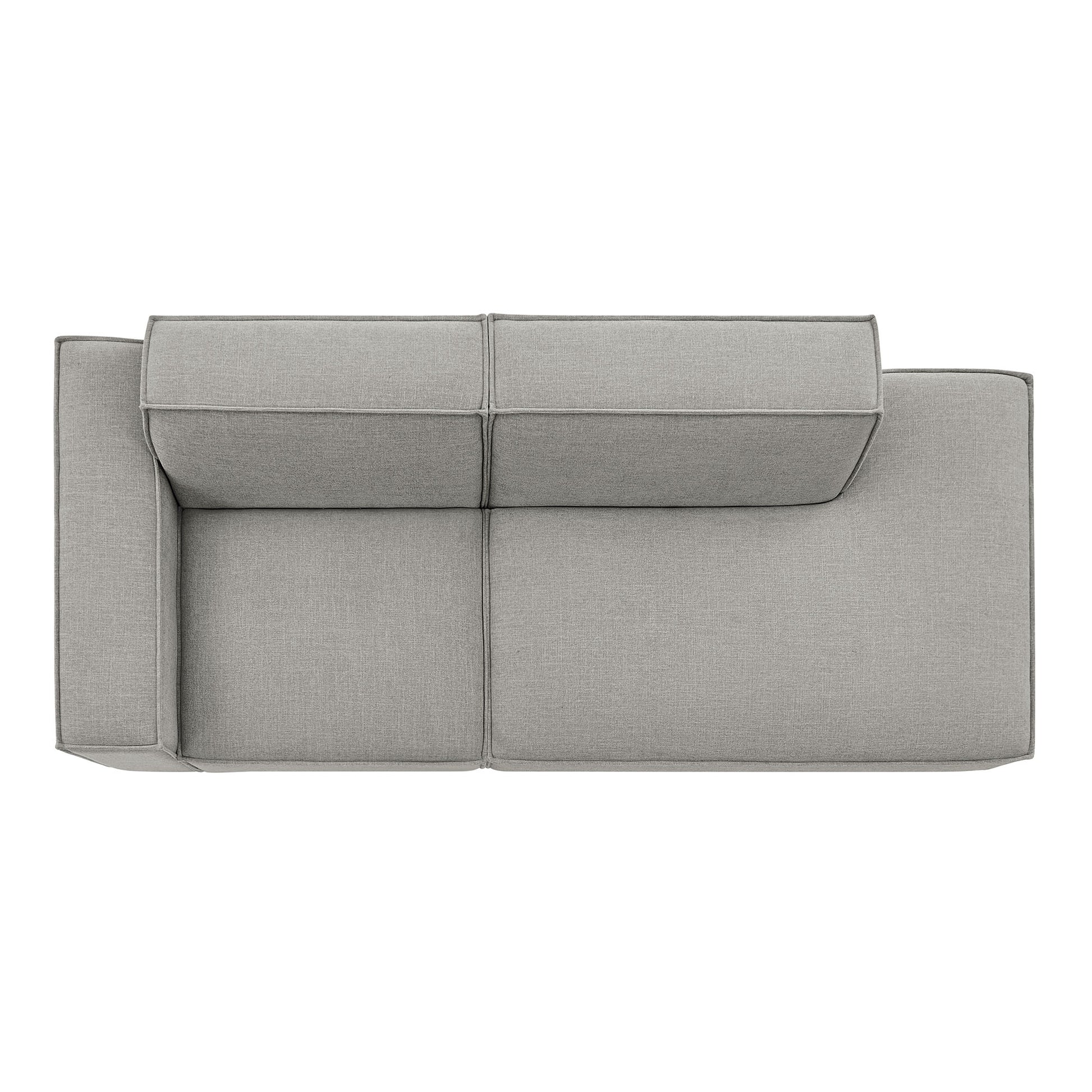 Restore 2-Piece Performance Fabric Upholstered Modular Loveseat by Modway