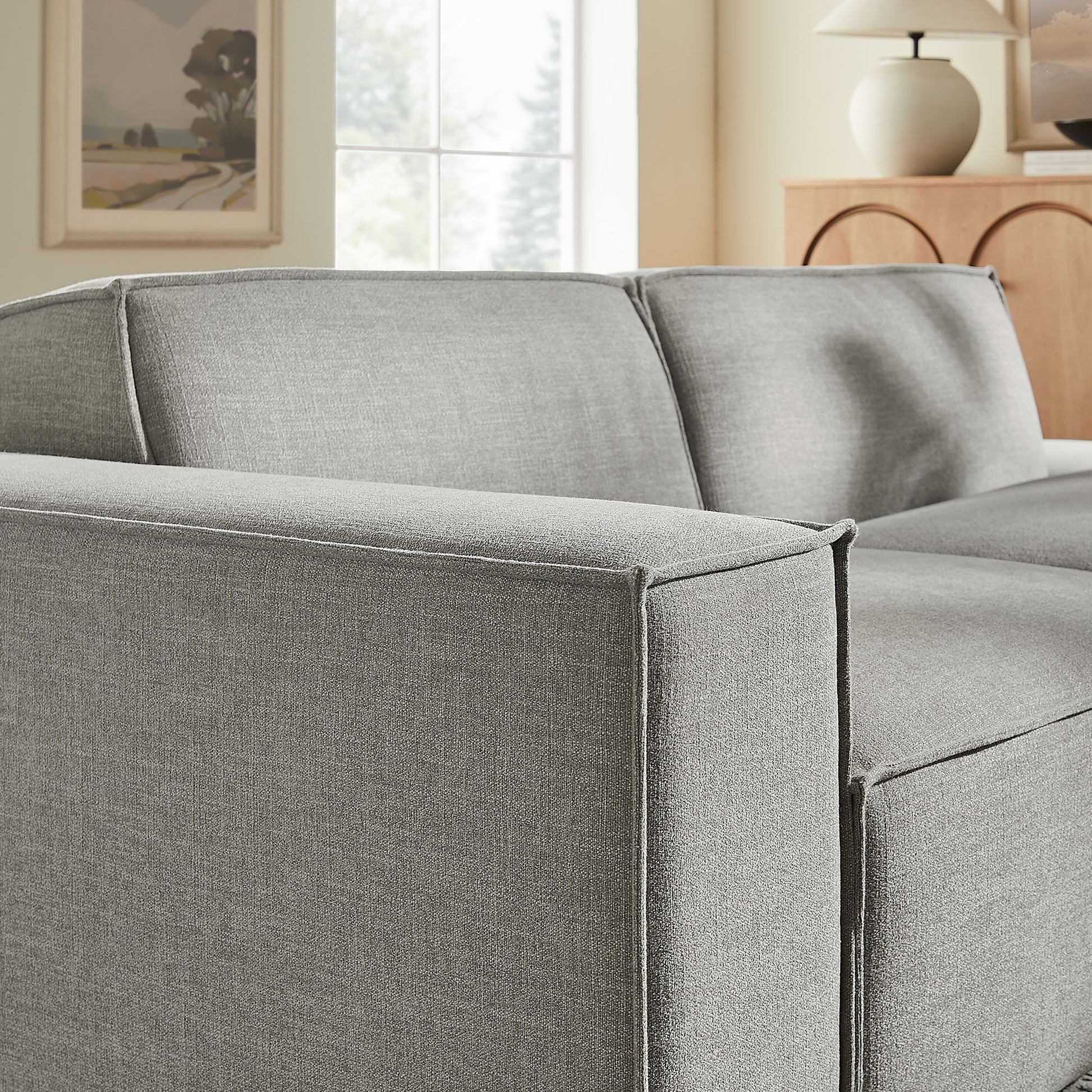 Restore 2-Piece Performance Fabric Upholstered Modular Loveseat by Modway