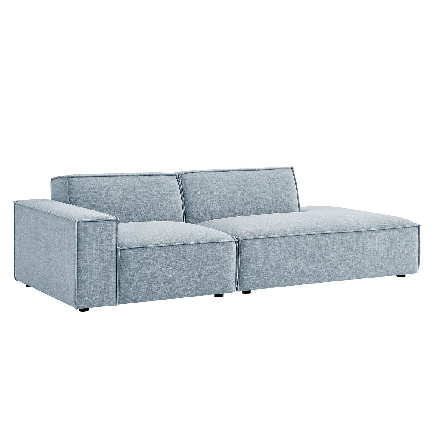 Restore 2-Piece Performance Fabric Upholstered Modular Loveseat by Modway