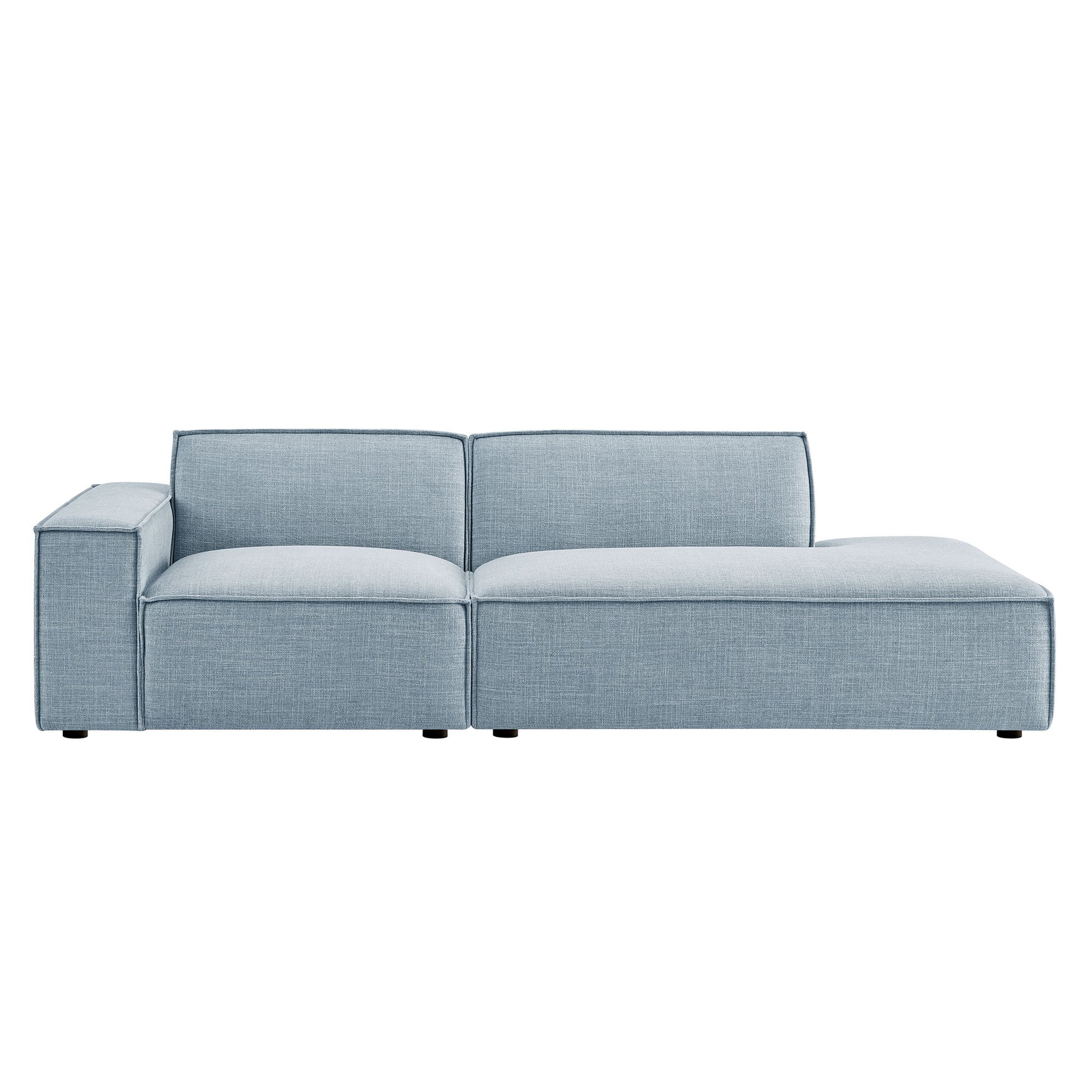Restore 2-Piece Performance Fabric Upholstered Modular Loveseat by Modway