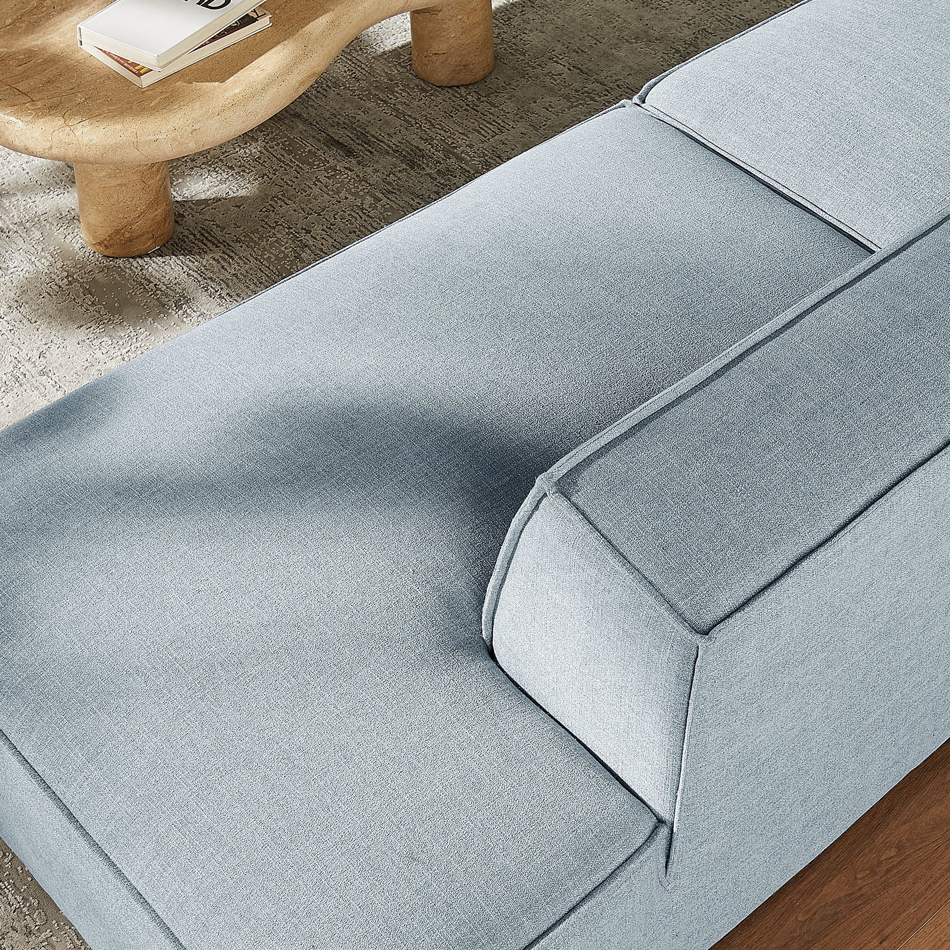 Restore 2-Piece Performance Fabric Upholstered Modular Loveseat by Modway