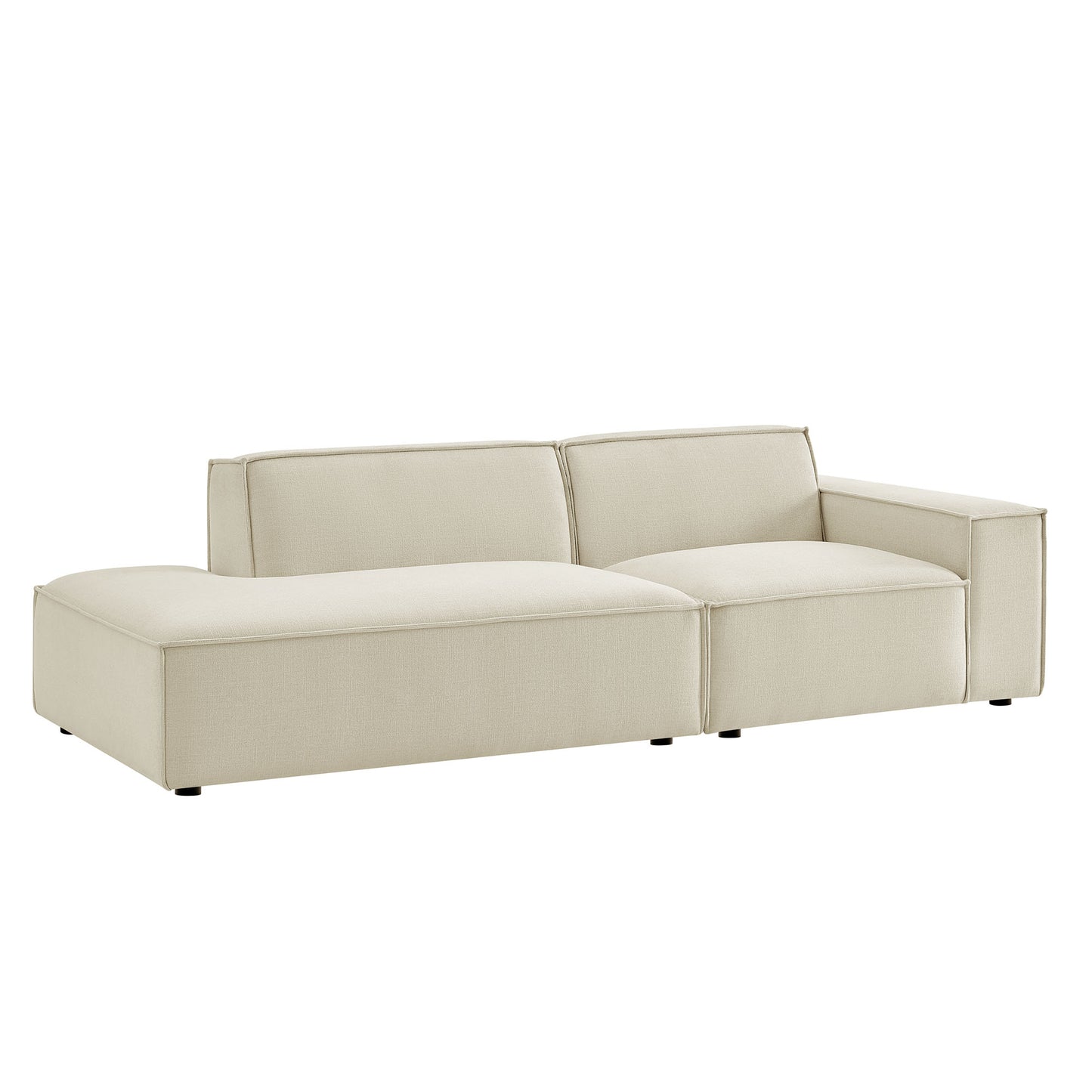 Restore 2-Piece Performance Fabric Upholstered Modular Loveseat by Modway