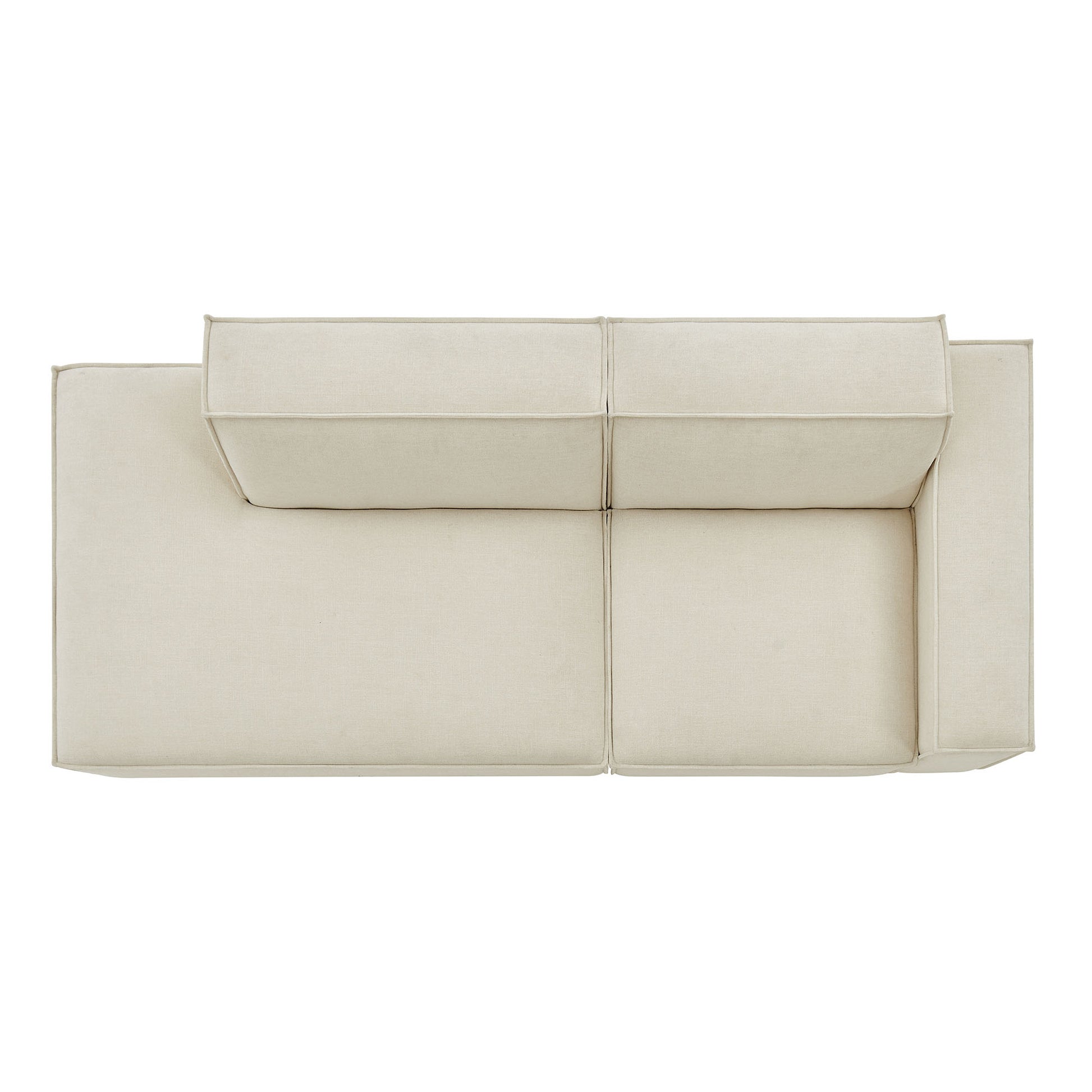 Restore 2-Piece Performance Fabric Upholstered Modular Loveseat by Modway