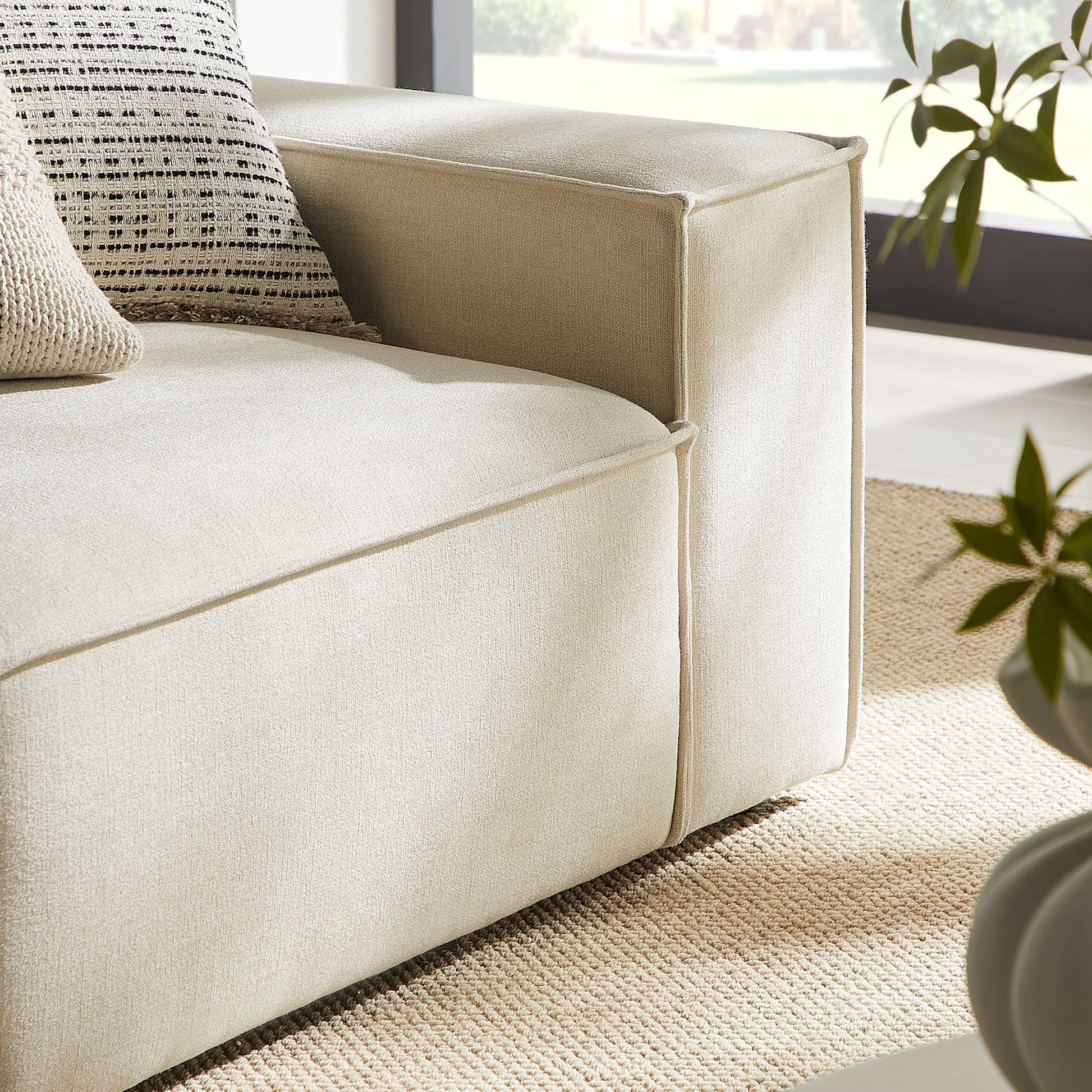 Restore 2-Piece Performance Fabric Upholstered Modular Loveseat by Modway