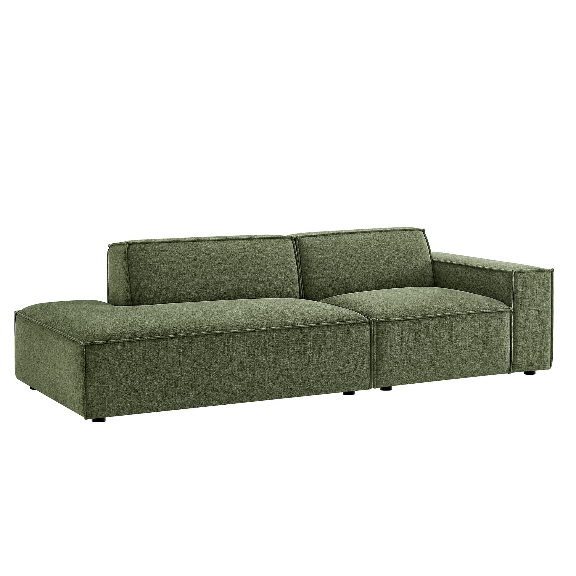 Restore 2-Piece Performance Fabric Upholstered Modular Loveseat by Modway