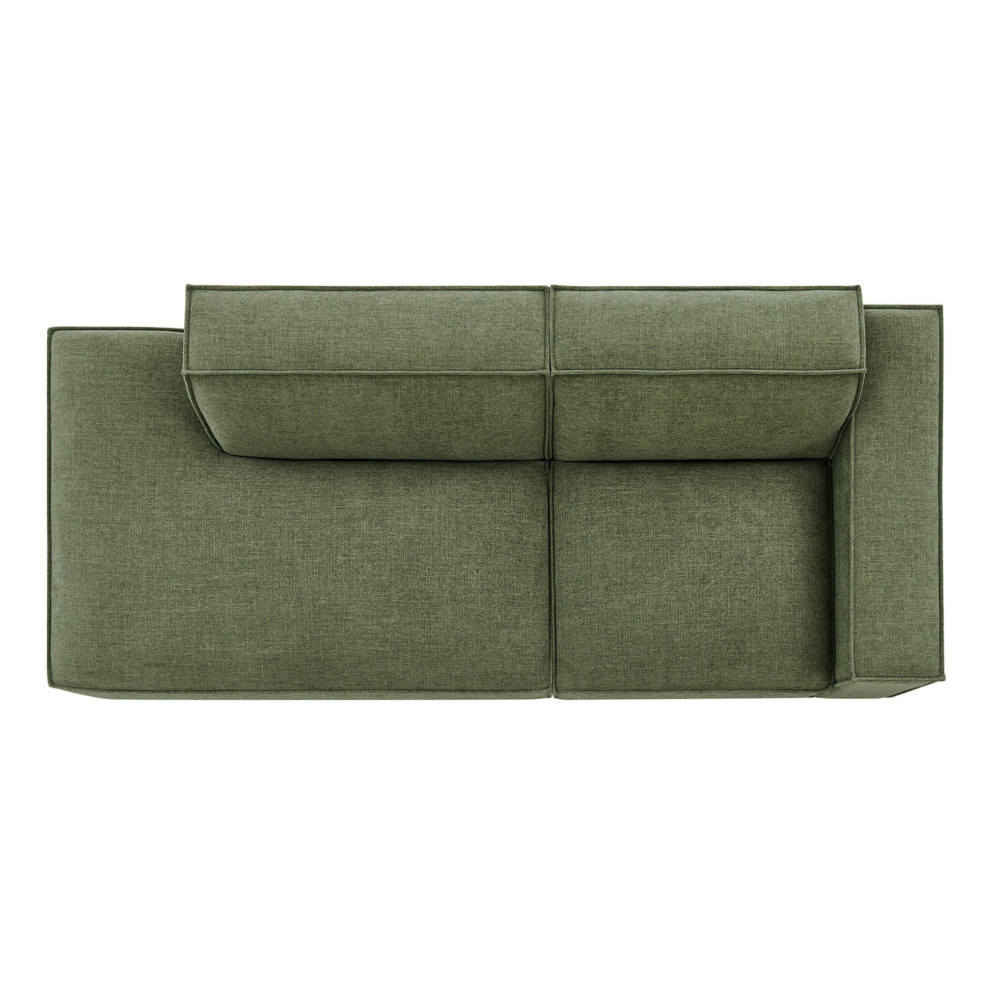 Restore 2-Piece Performance Fabric Upholstered Modular Loveseat by Modway