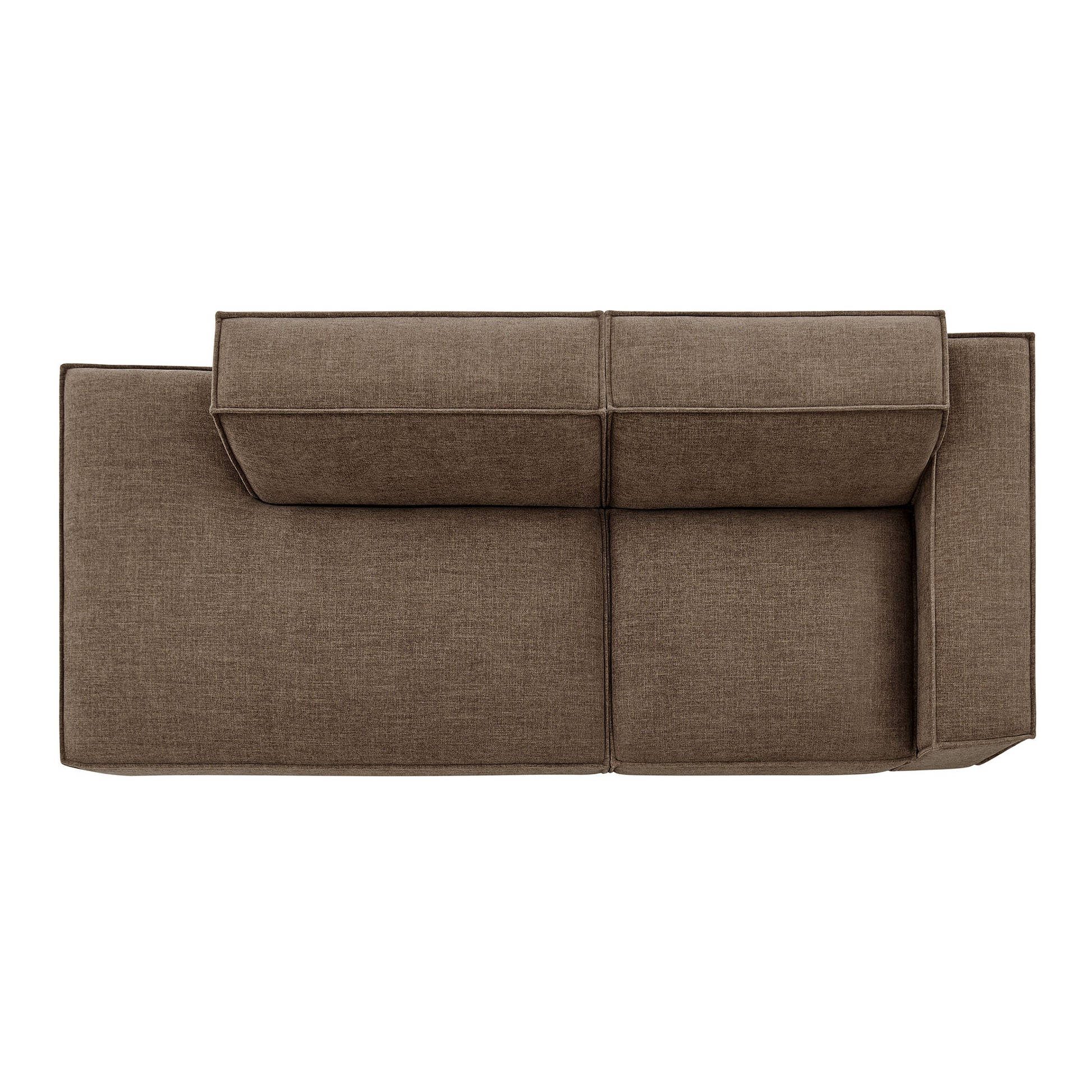 Restore 2-Piece Performance Fabric Upholstered Modular Loveseat by Modway