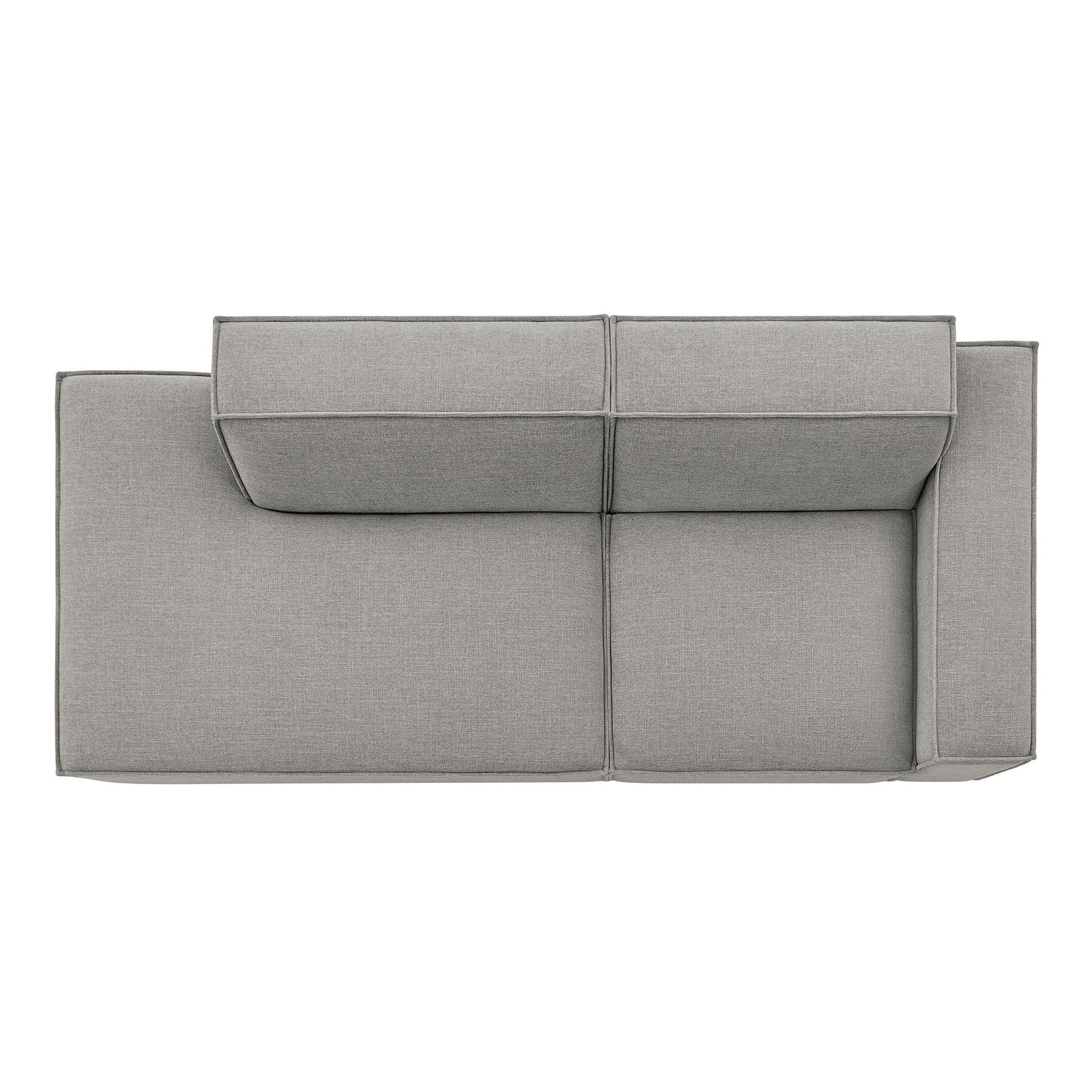 Restore 2-Piece Performance Fabric Upholstered Modular Loveseat by Modway