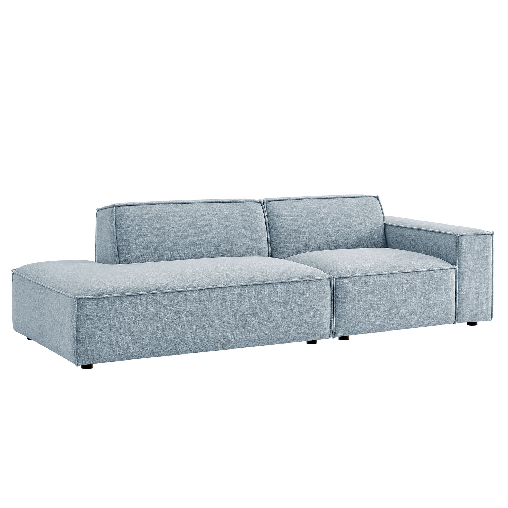 Restore 2-Piece Performance Fabric Upholstered Modular Loveseat by Modway