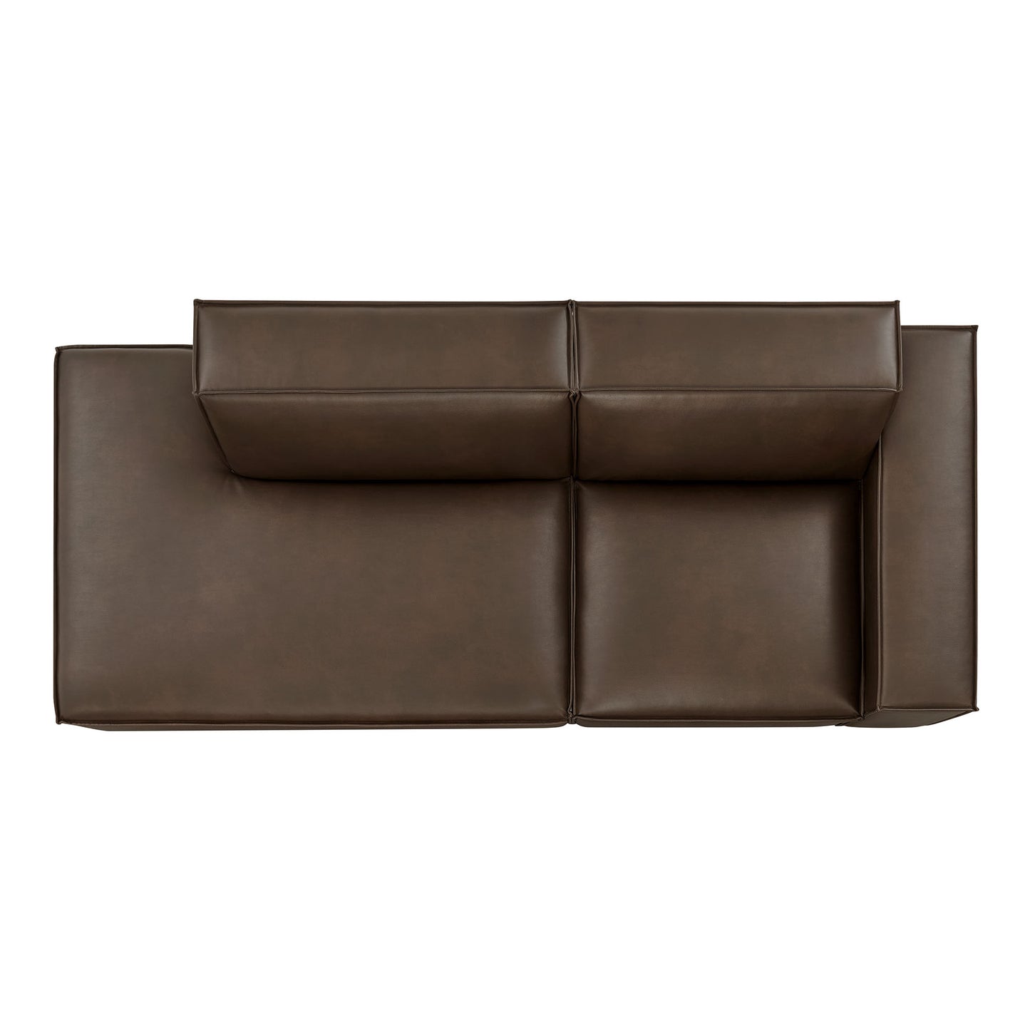 Restore 2-Piece Vegan Leather Modular Loveseat by Modway