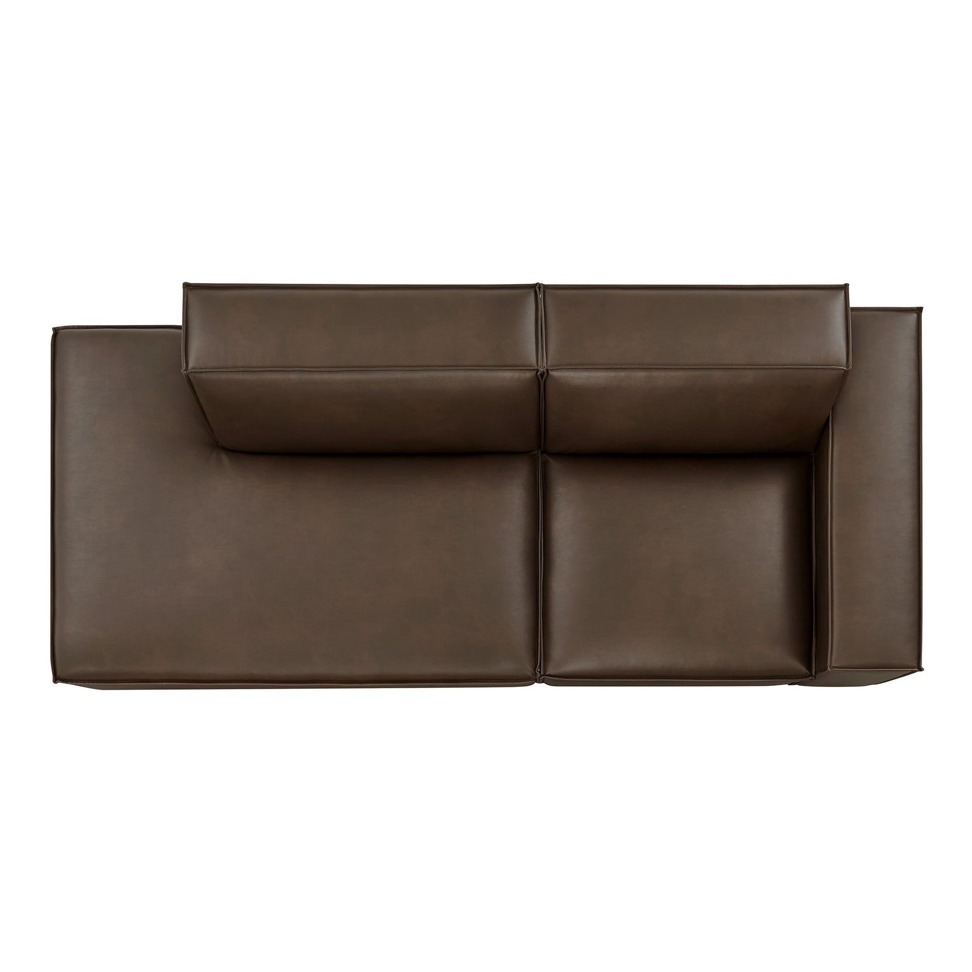 Restore 2-Piece Vegan Leather Modular Loveseat by Modway