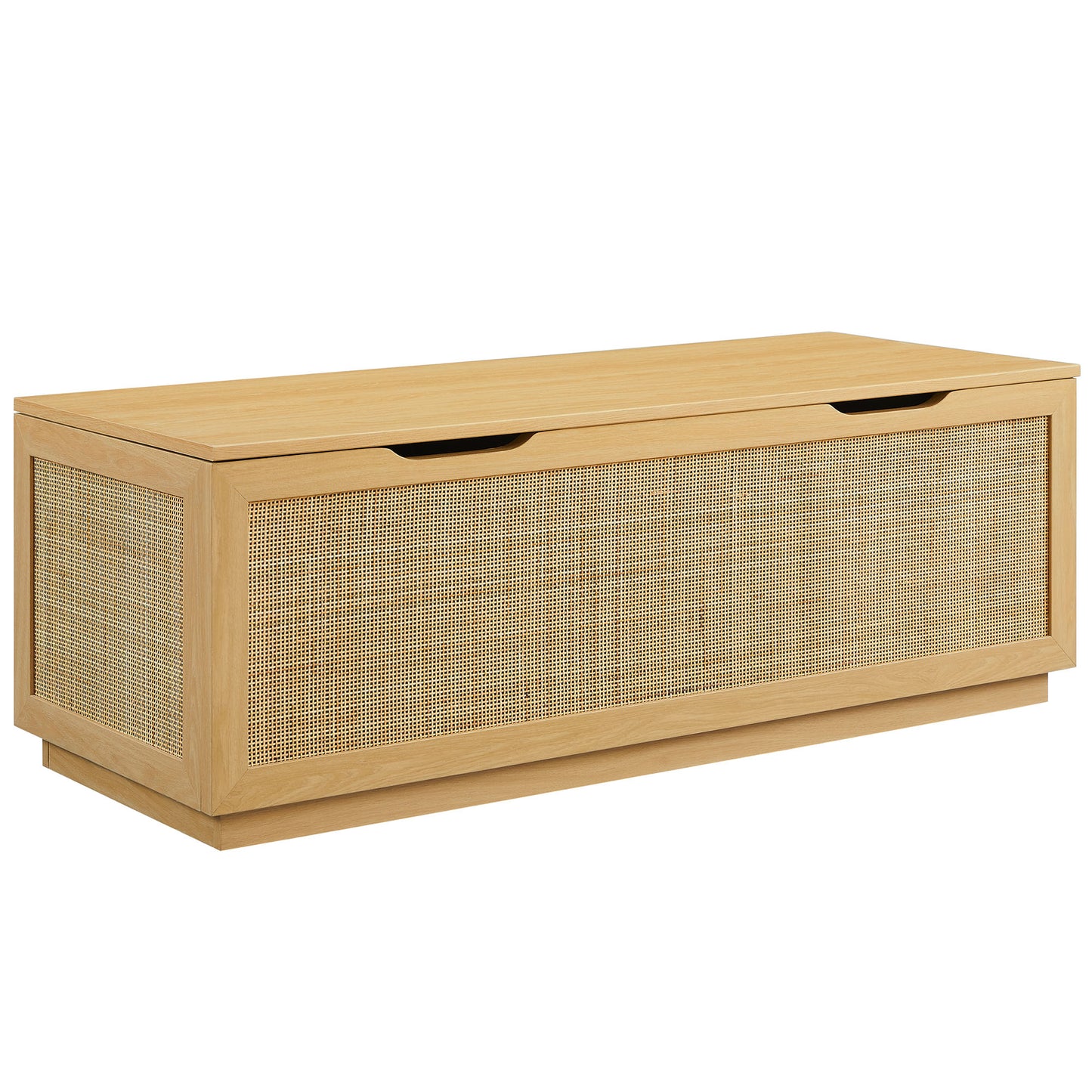 Soma 47" Rattan Storage Bench by Modway - Stylish Woven Seating with Lift-Top Storage