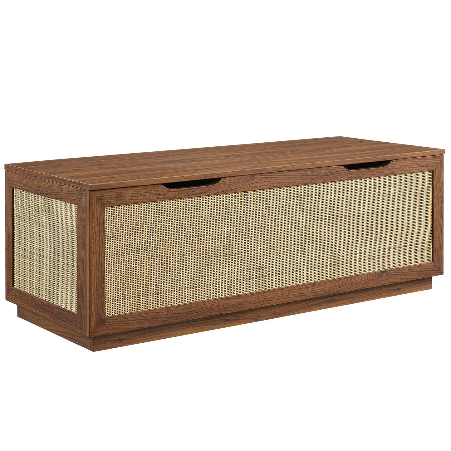Soma 47" Rattan Storage Bench by Modway - Stylish Woven Seating with Lift-Top Storage