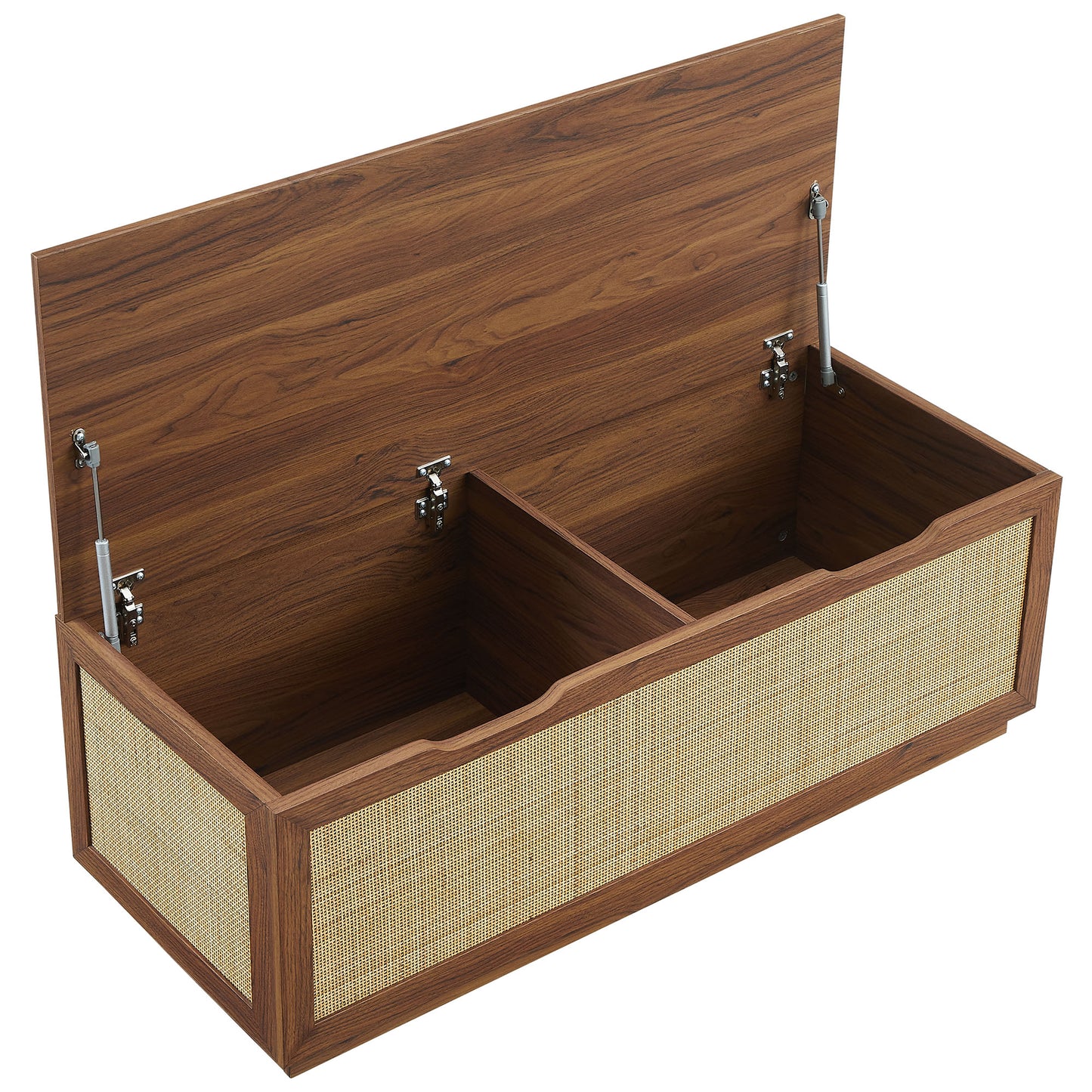 Soma 47" Rattan Storage Bench by Modway - Stylish Woven Seating with Lift-Top Storage