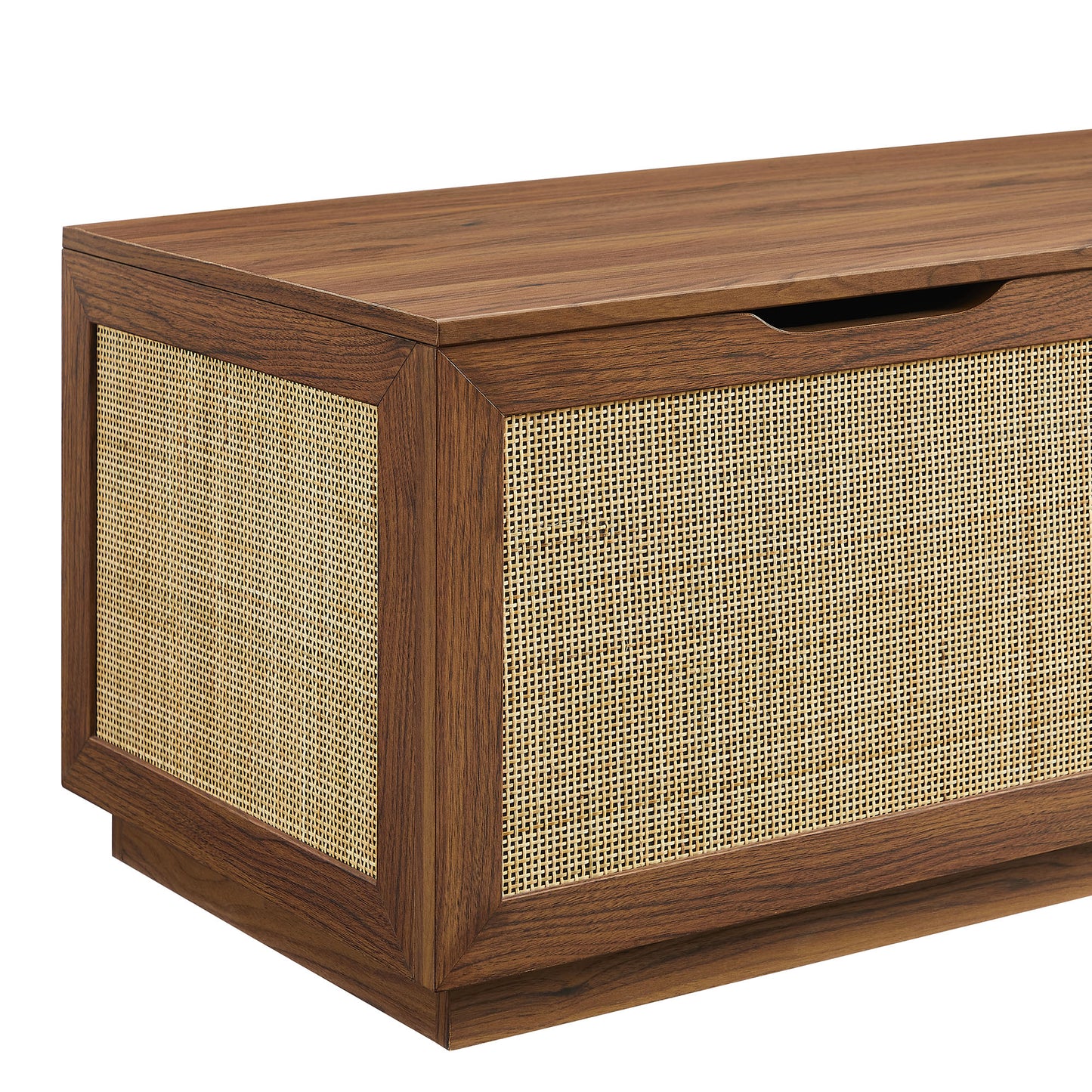 Soma 47" Rattan Storage Bench by Modway - Stylish Woven Seating with Lift-Top Storage