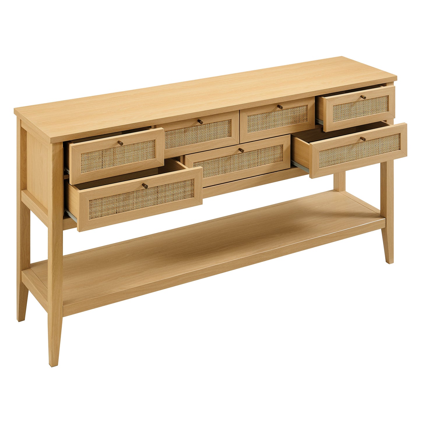 Soma 62 Inch Rattan Console Table by Modway