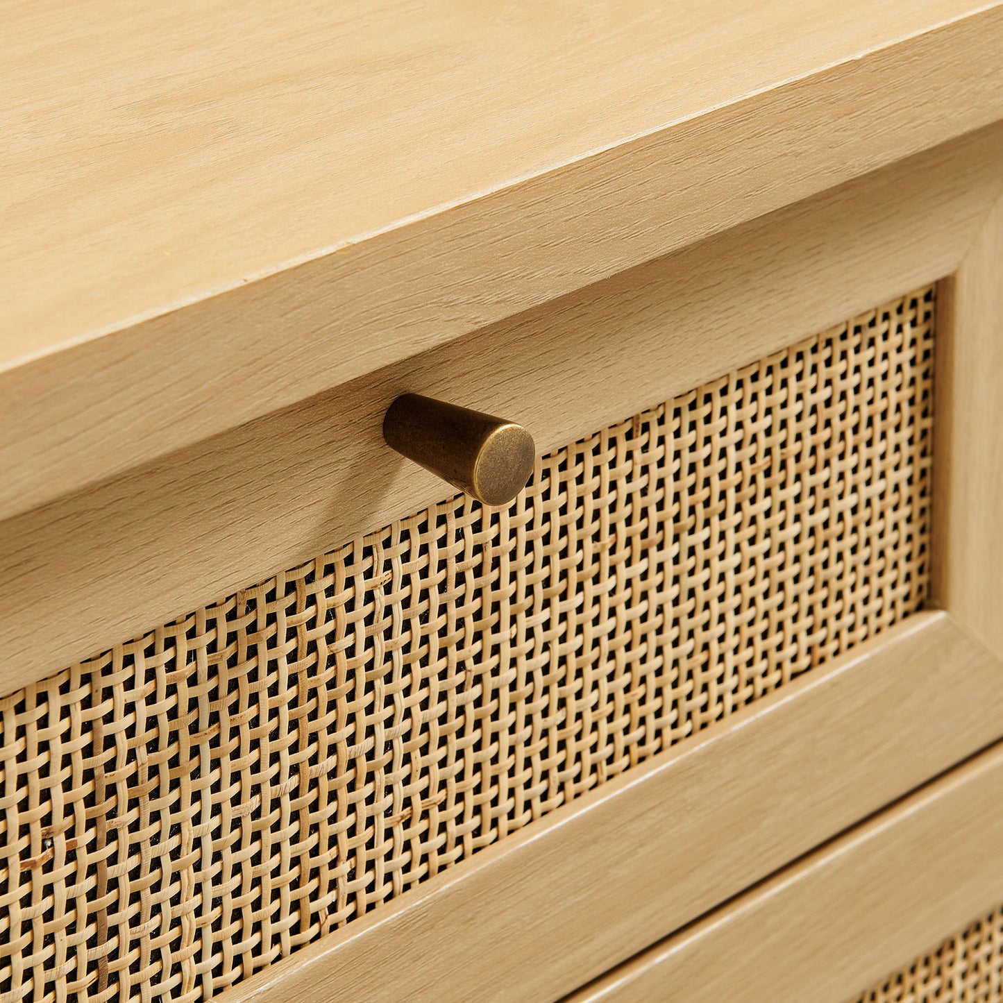 Soma 62 Inch Rattan Console Table by Modway