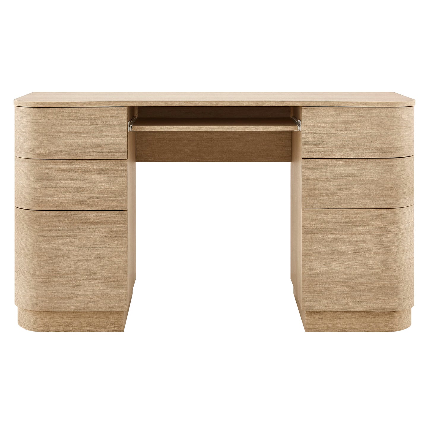 Mirae 55" 6-Drawer Curved Office Desk by Modway EEI-7436-BOA