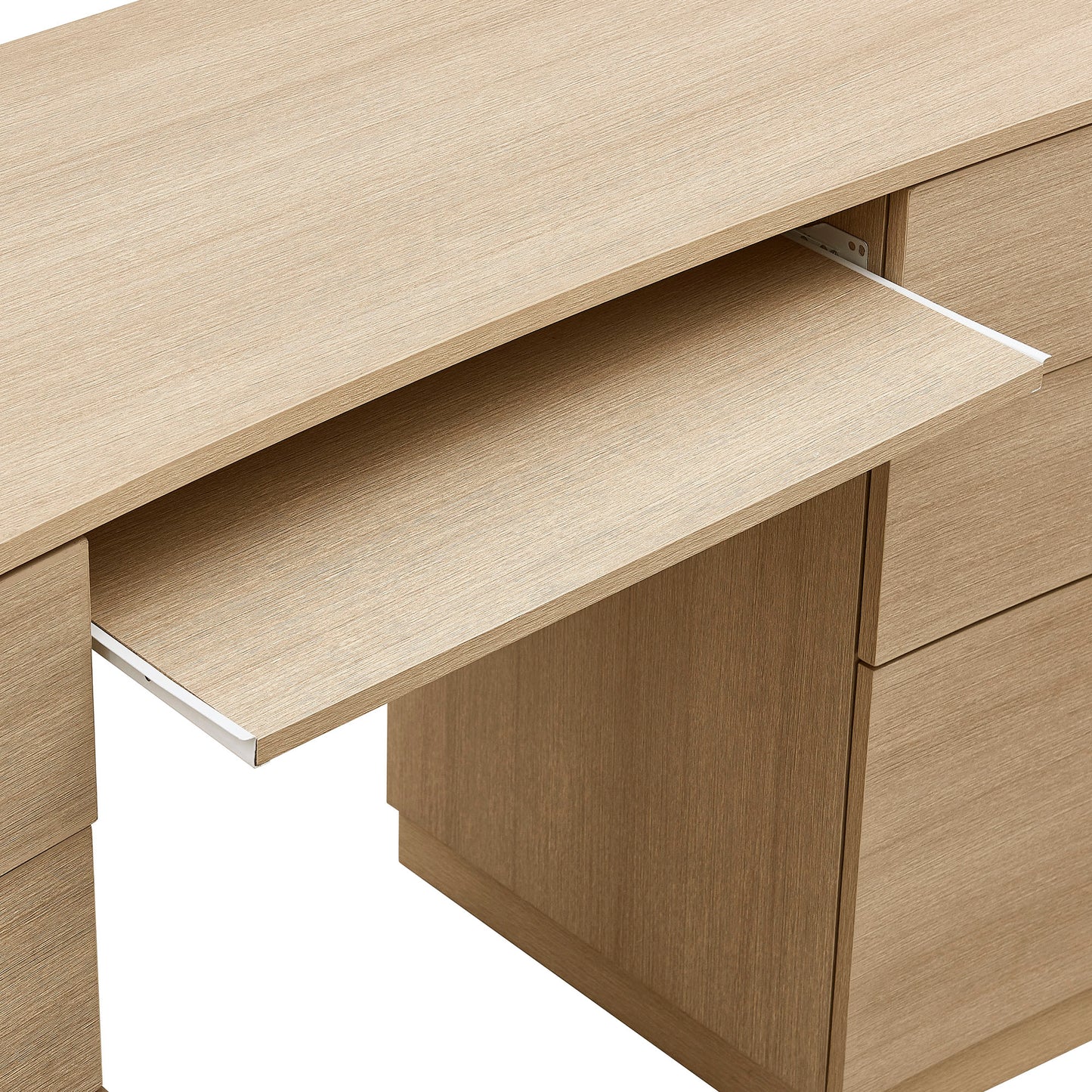 Mirae 55" 6-Drawer Curved Office Desk by Modway EEI-7436-BOA