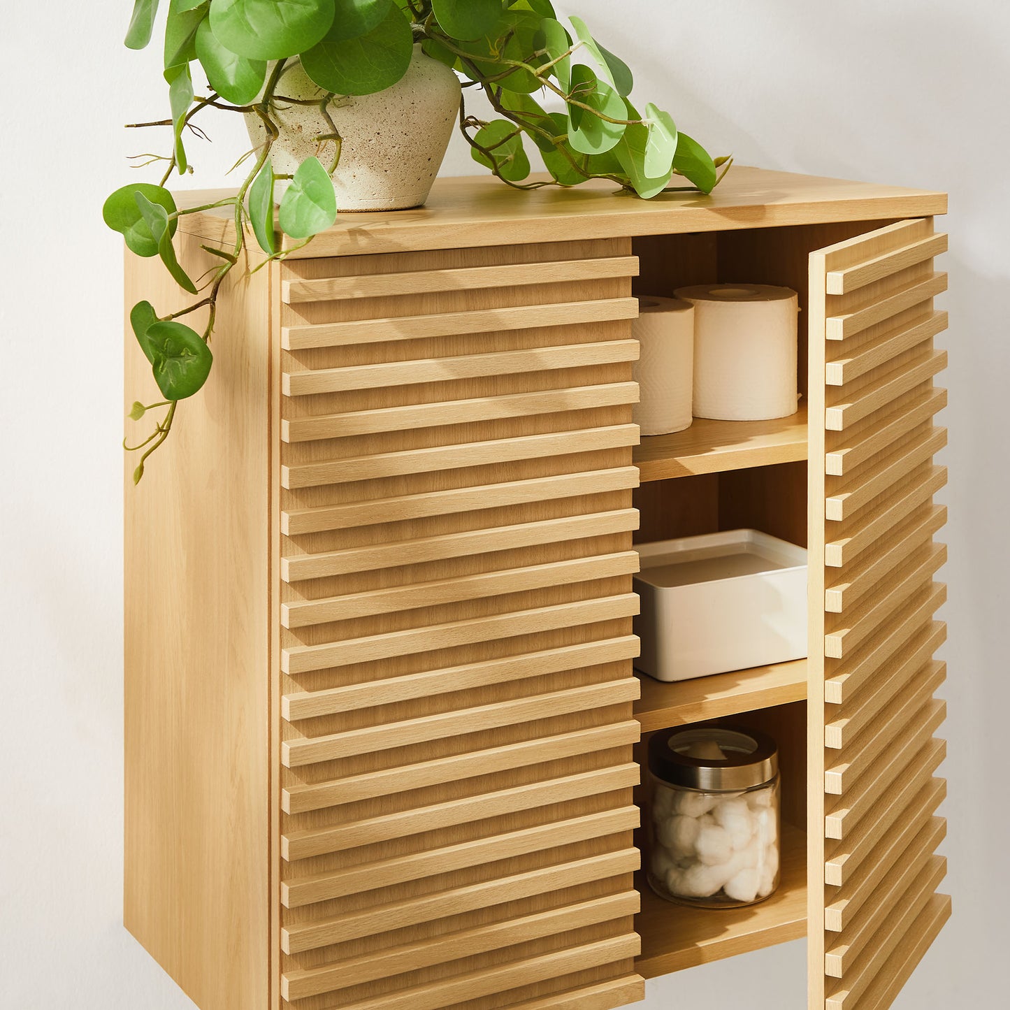 Render Wall Mounted Bathroom Cabinet by Modway - Modern Floating Storage Cabinet