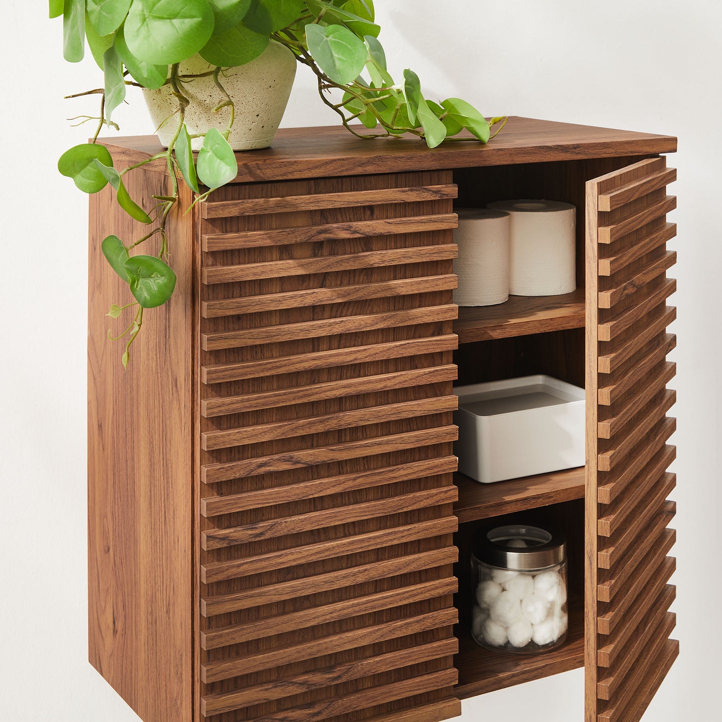 Render Wall Mounted Bathroom Cabinet by Modway - Modern Floating Storage Cabinet