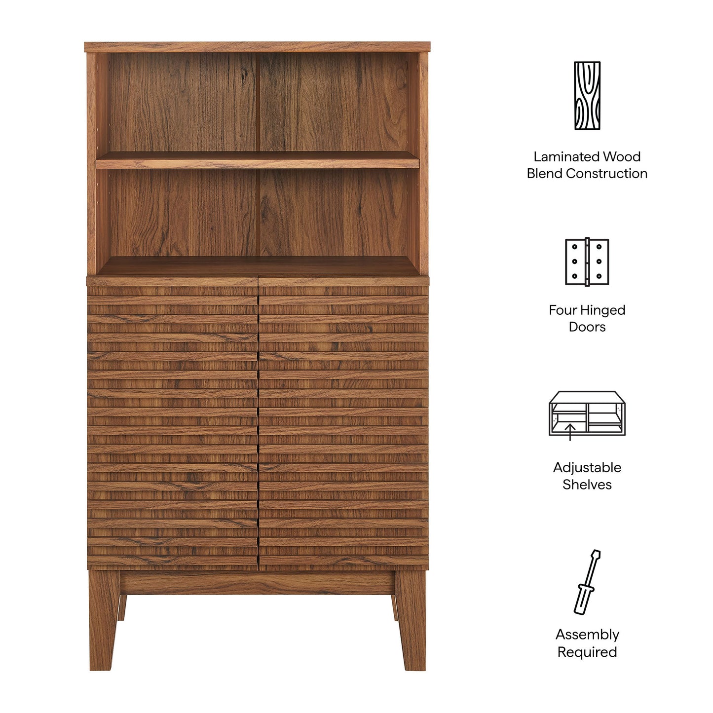 Render Freestanding Bathroom Storage Cabinet by Modway EEI-7439 - Modern Bathroom Storage