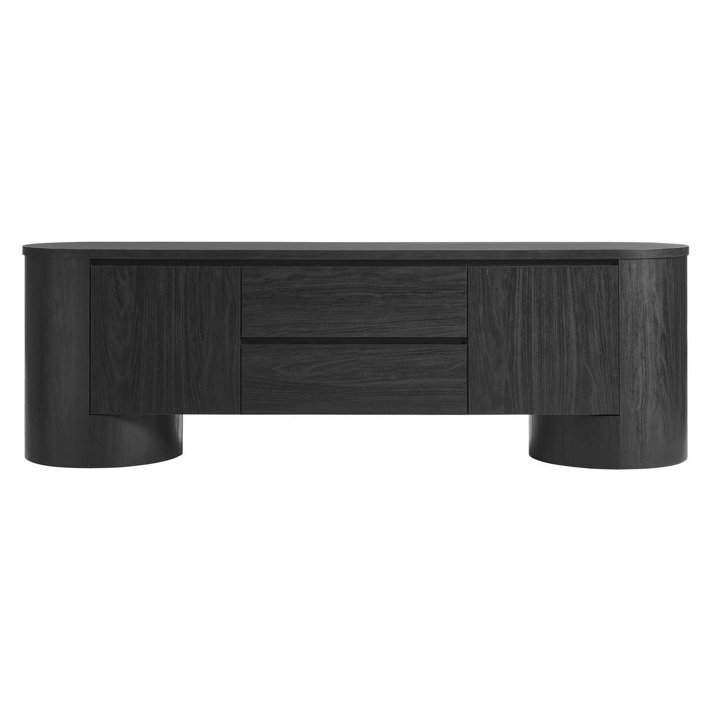 Duval 71 Inch Oval TV Cabinet by Modway EEI-7440 Mid-Century Modern Entertainment Console