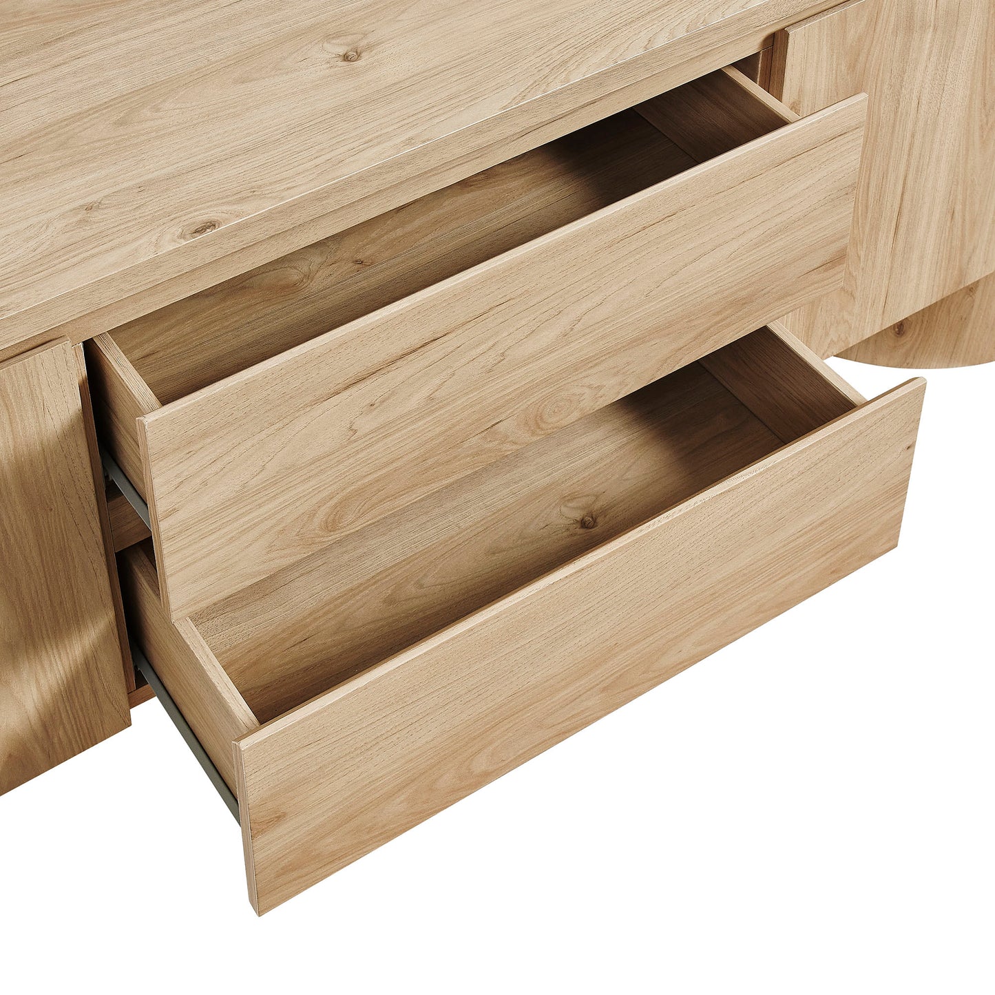 Duval 71 Inch Oval TV Cabinet by Modway EEI-7440 Mid-Century Modern Entertainment Console